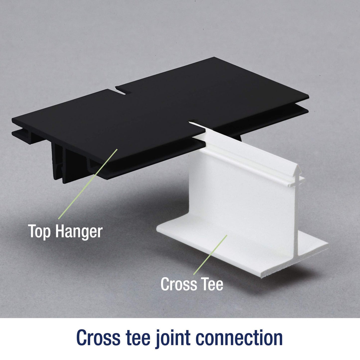 CeilingMAX 100 sq ft White Surface Mount Ceiling Grid Kit