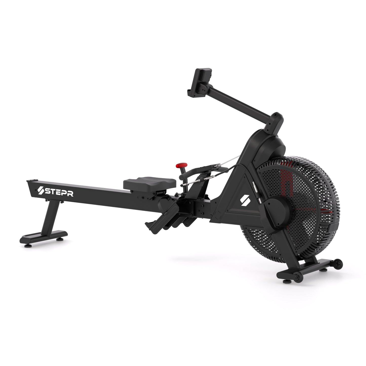 STEPR Rower XL VPR, Air Resistance Rower with Patented VPR Air Resistance Technology, Full-Body Ergometer