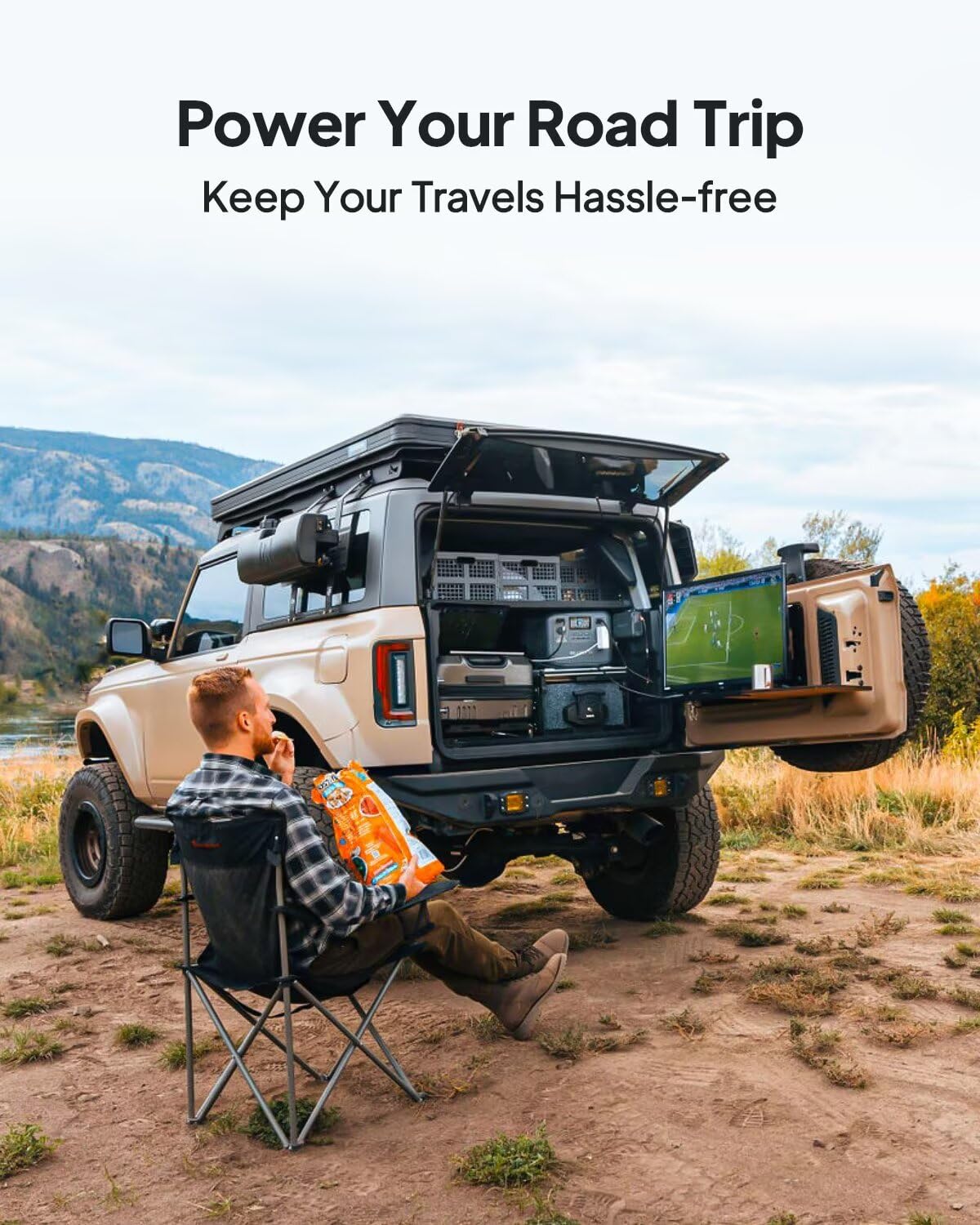 BLUETTI Charger 1, 560W Alternator Charger, Fast DC-DC Charging for Portable Power Stations, 6X Faster Than Car Cigarette Lighter, Compatible with 95% Solar Generator, Perfect for Road Trips, RVing