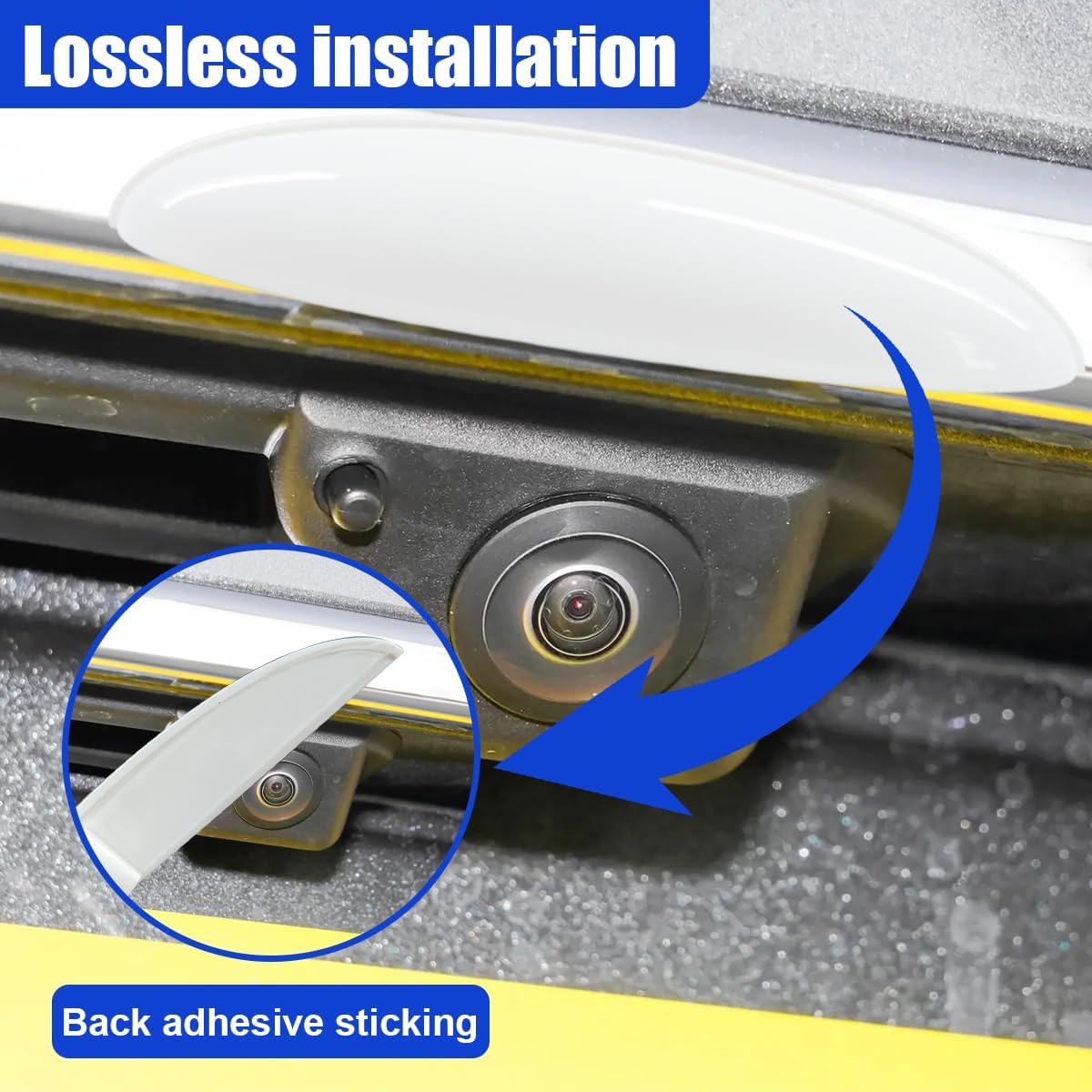 Deaelf Car Rear View Camera Cover, Universal Rainproof Automotive Backup Camera Protective Guard, Car Reversing Cameras