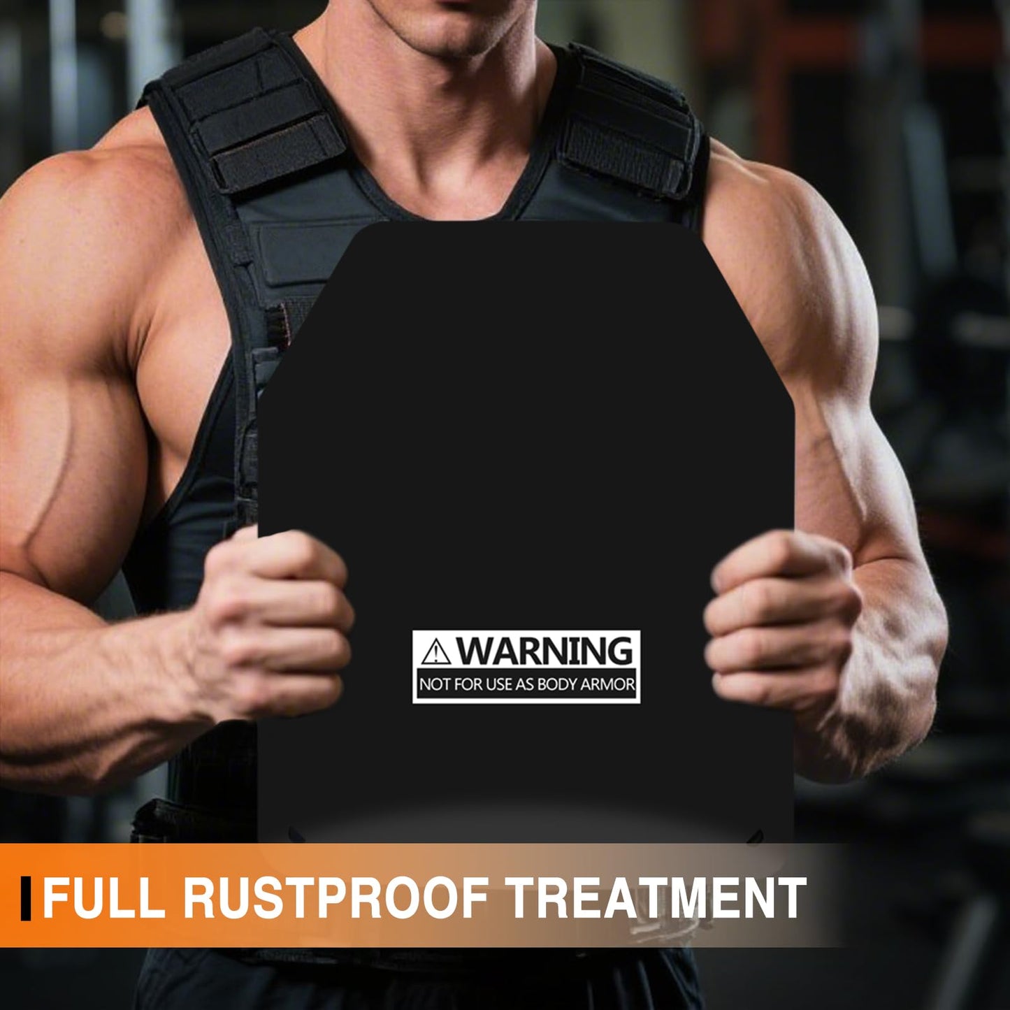 Weight Vest Plate Curved Weighted Plates for Weight Vest 5.5lb/11lb per Pairs for Running, Strength Training (Black:5.5LB(2.75LB*2))