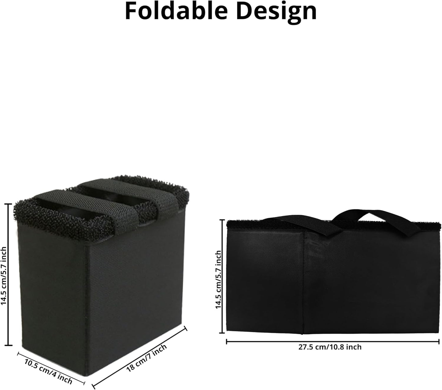 EnouTech 7 Inch FW703, FW759, LUT7, T7 Monitor Hood/Sunshade, Foldable and Portable Universal Fit Shade with Elastic
