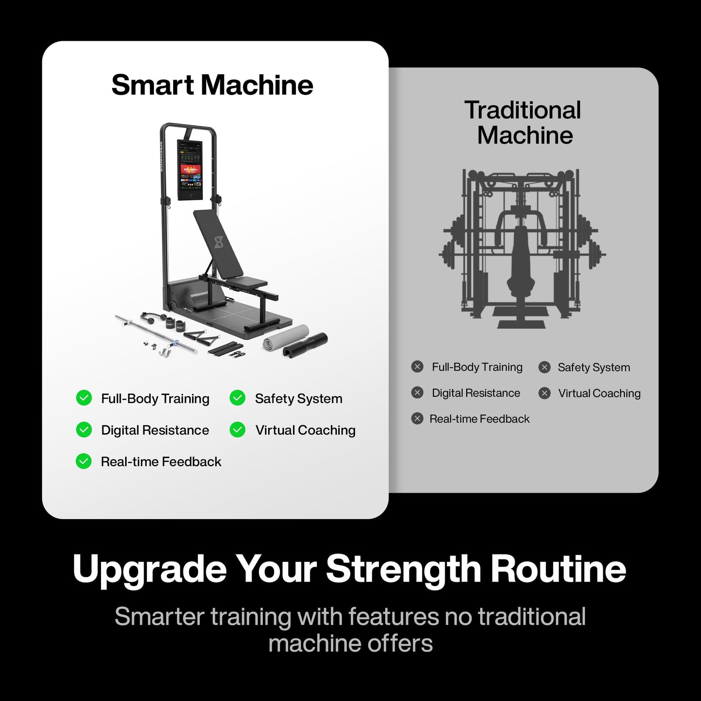 Speediance Gym Monster 2S, Smart AI-Powered Multi-Functional Smith Machine for Full Body Strength Training, All-in-one Gym Equipment, Digital Weight System, Workout Station, Squat Rack