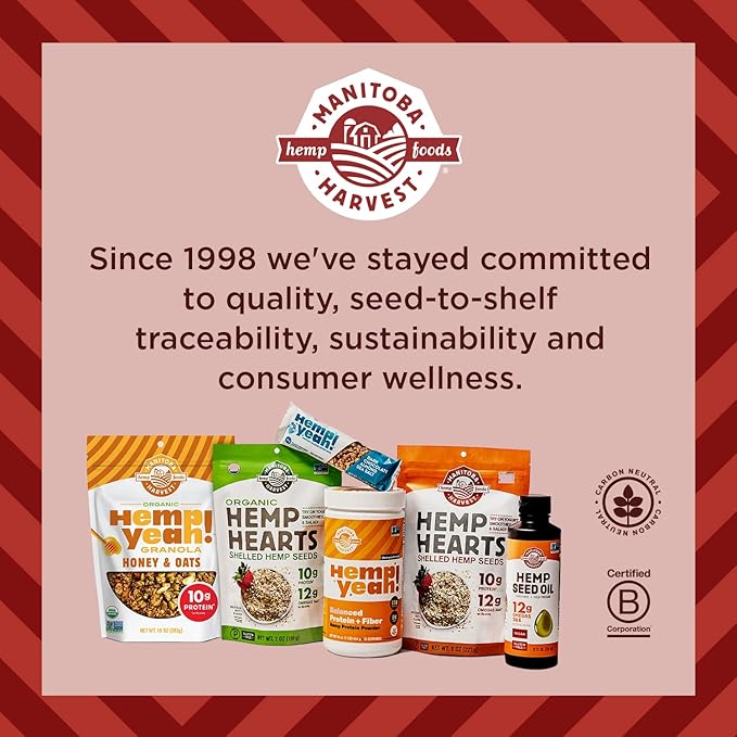 Manitoba Harvest Hemp Yeah Organic Max Protein Powder, Unsweetened, 16oz, with 20g Protein and 4.5g Omegas 3&6 per Serving, Keto-Friendly, Preservative Free, Non-GMO, Packaging May Vary