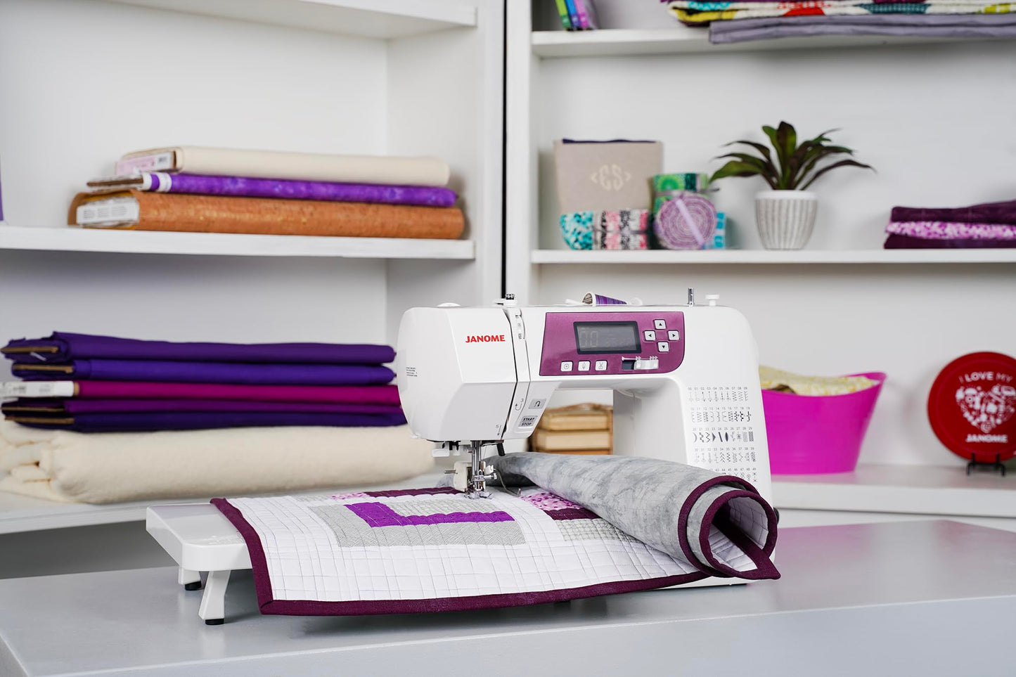Janome 3160QDC-G Sewing and Quilting Machine with Bonus Quilt Kit!