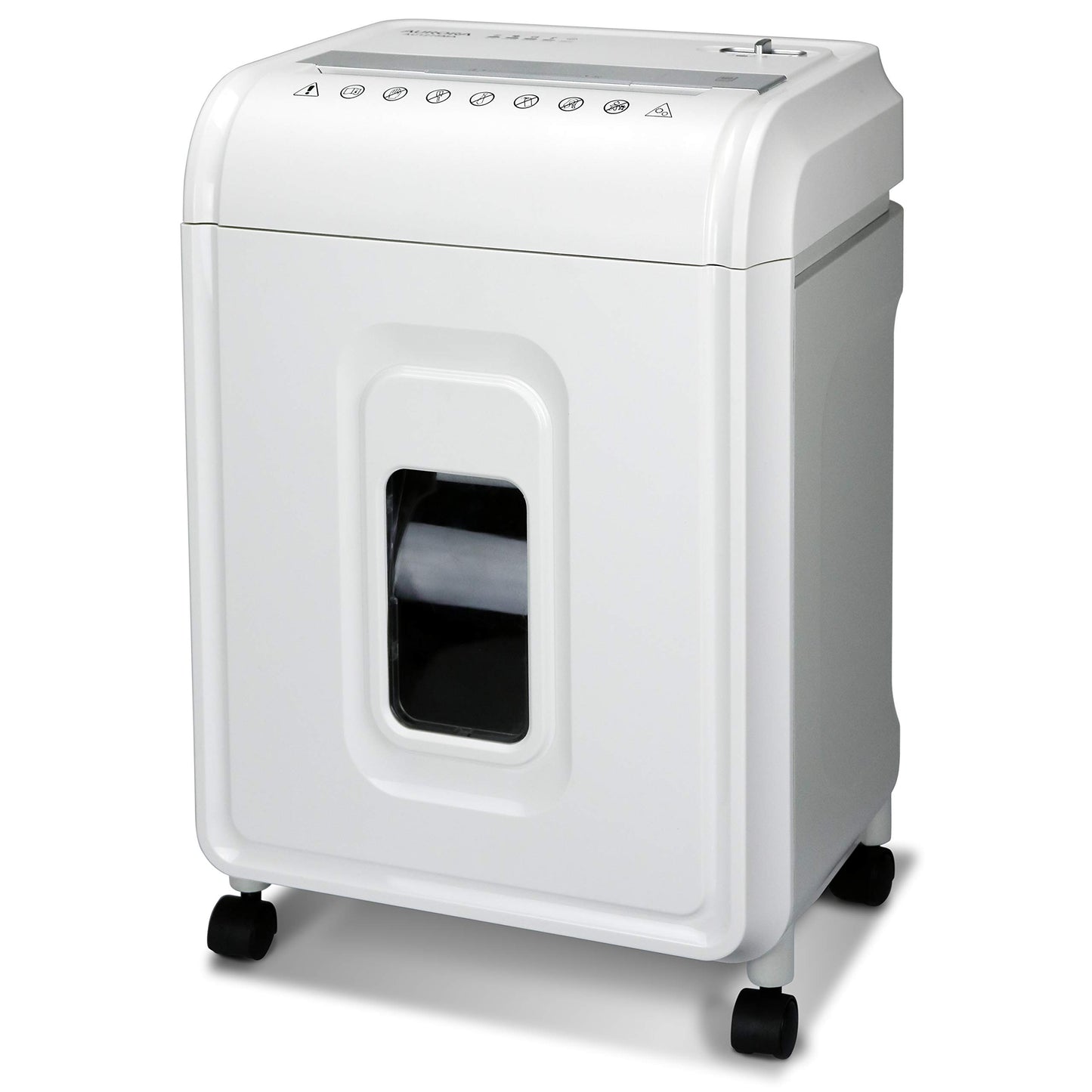 Aurora Professional Grade 12-Sheet Micro-Cut Paper and CD/Credit Card Shredder/ 60 Minutes Continuous Run Time, White/Gray