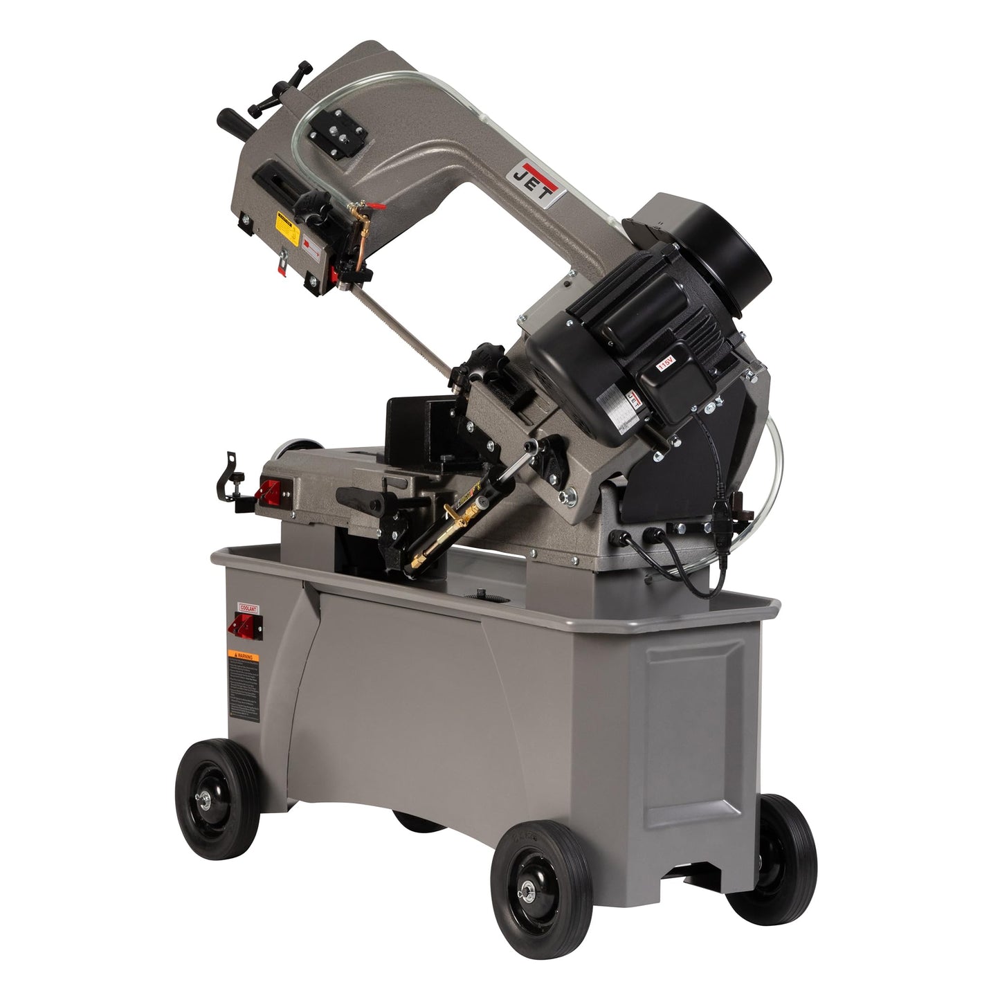 JET 7" x 12" Horizontal/Vertical Metal Band Saw, 3/4 HP, 115/230V 1Ph (HVBS-712)