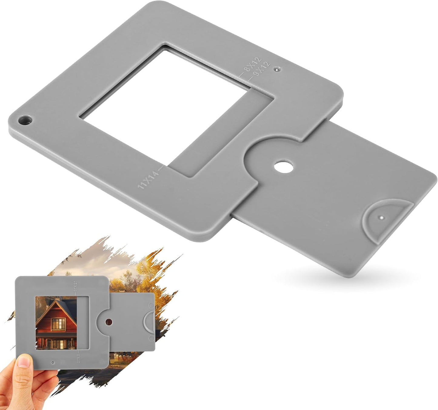ViewFinder & Color Isolation ViewCatcher Sliding Mechanism - Custom Viewfinder & View Finder for Artists | Artist