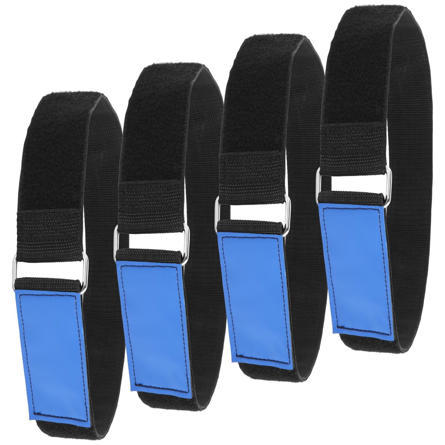 Ladder Rack Tie Down Straps Reusable Straps Adjustable with Nylon Hook and Loop Multipurpose Securing Straps for Ladder RV Truck or Boat 33''x 2’' Pack 4