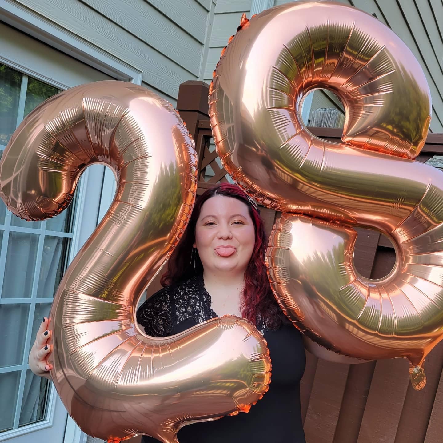 Rose Gold Number 18 Balloon - 40 Inch 18th Birthday Decoration for Women & Men