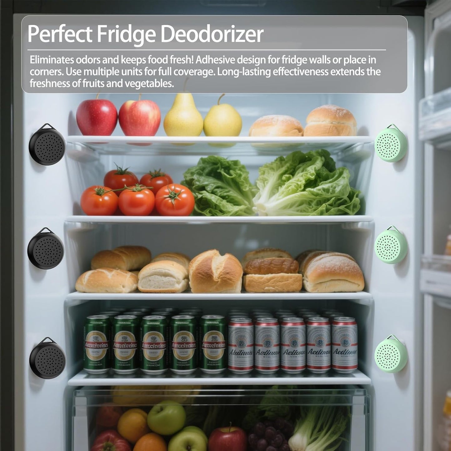 Odor Eliminator | 8 Pack Compact Fragrance-Free Freshener for Closets, Shoes, Refrigerators & Pets