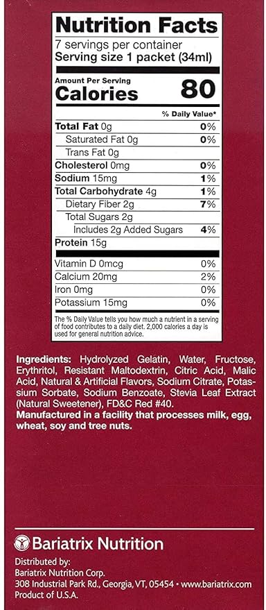 PROTIFIT - High Protein Liquid Fruit Drink Concentrate Mix, 15g Protein, Fat Free, Low Carb, Low Calorie, Ideal Protein Compatible, 7 Servings Per Box (Mixed Berry)