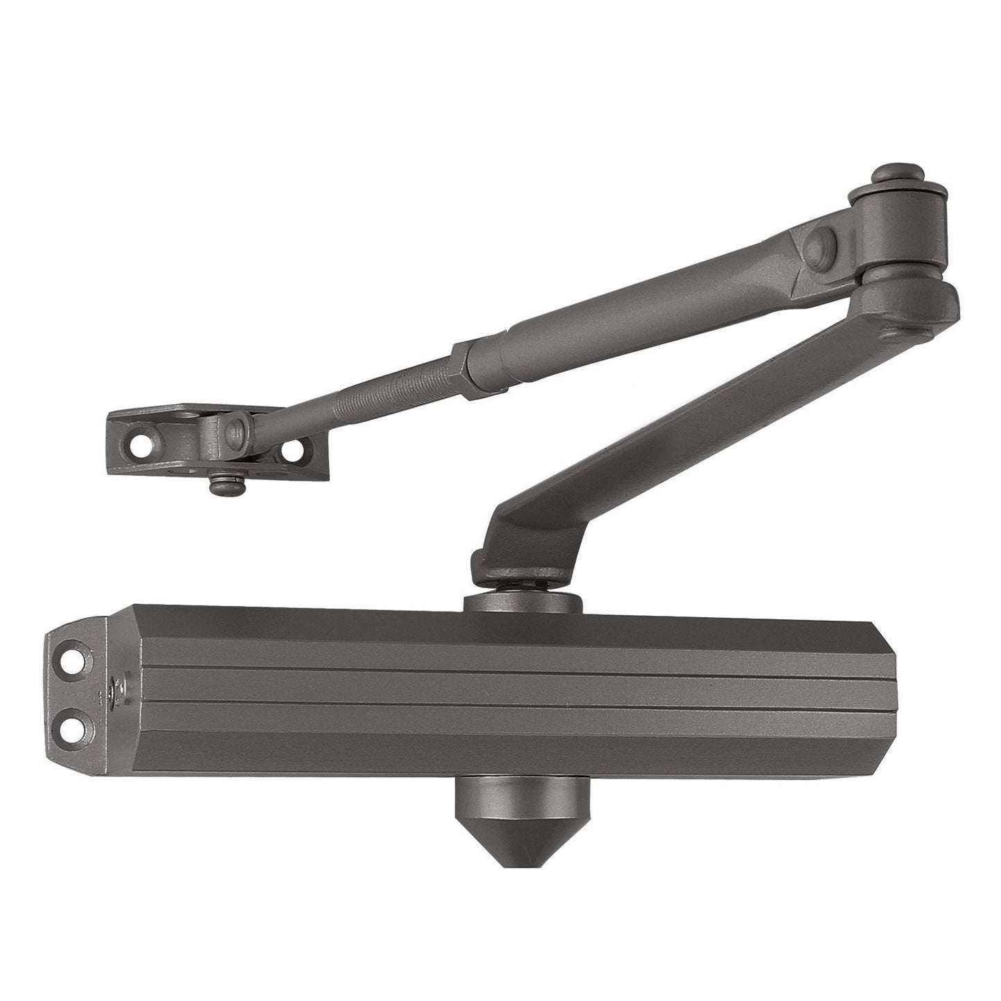 Lawrence Medium/Heavy Duty Door Closer Commercial Grade 1 - Surface-Mounted Commercial Automatic Door Closer with Adjustable 6-Speed Control and 3 Valves - Embassy Series LH5016