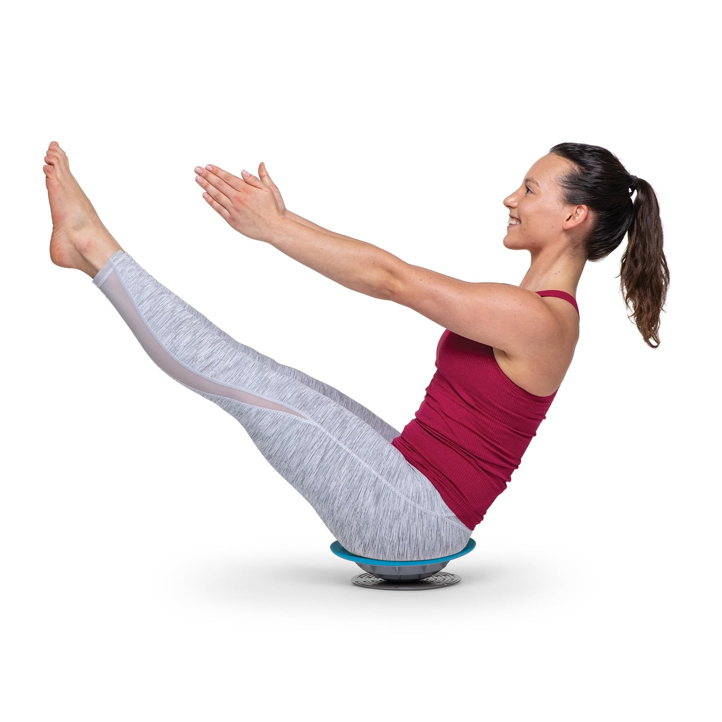 OPTP Pelvic Rocker Core Trainer – Balance Disc for Core Stability and Pelvic Floor Training – Hip Mobility Trainer and Pilates Exercise Equipment for SI Joint Support