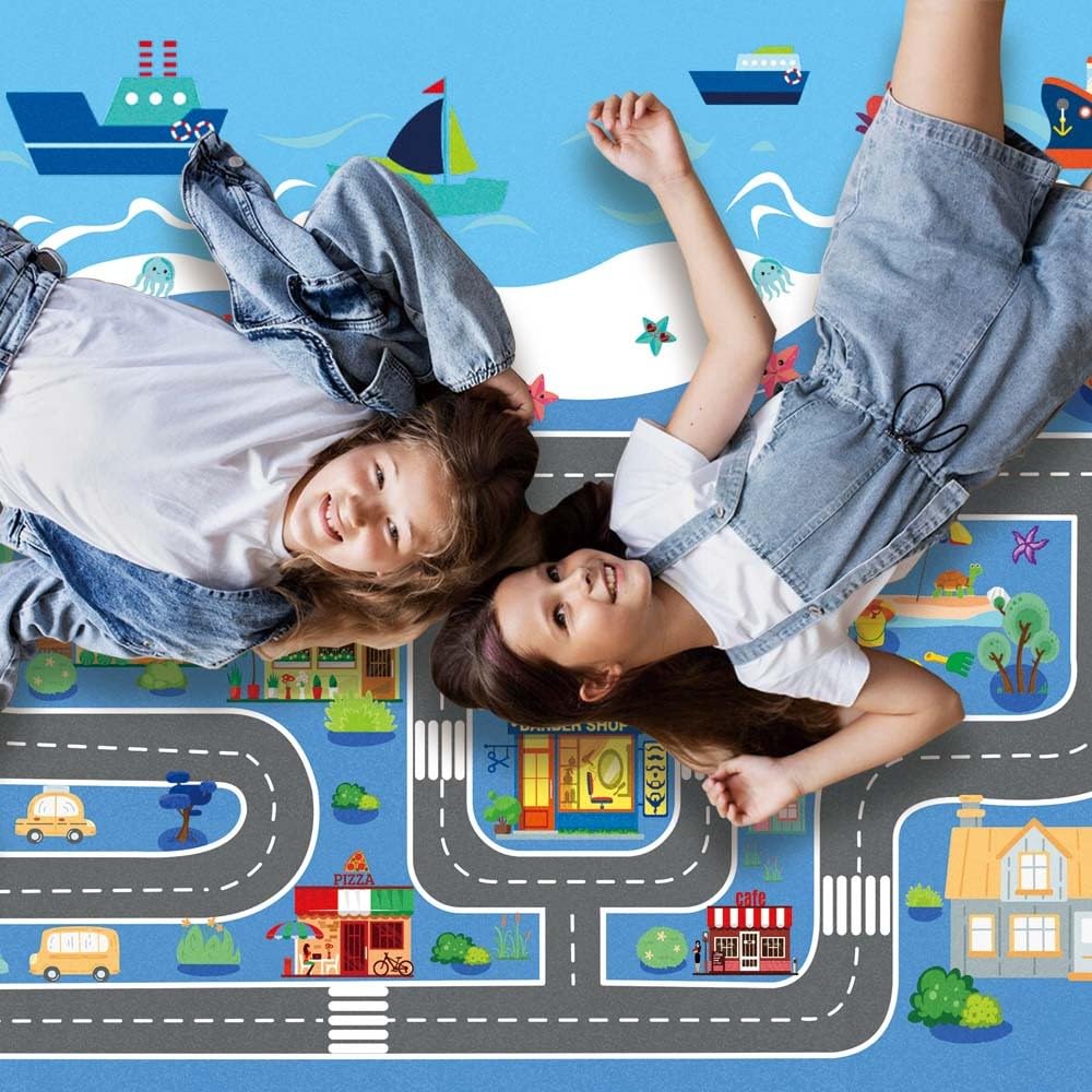 Fuzorise Living Room Rugs, Machine Washable Rug, Easy-to-Clean Rug.