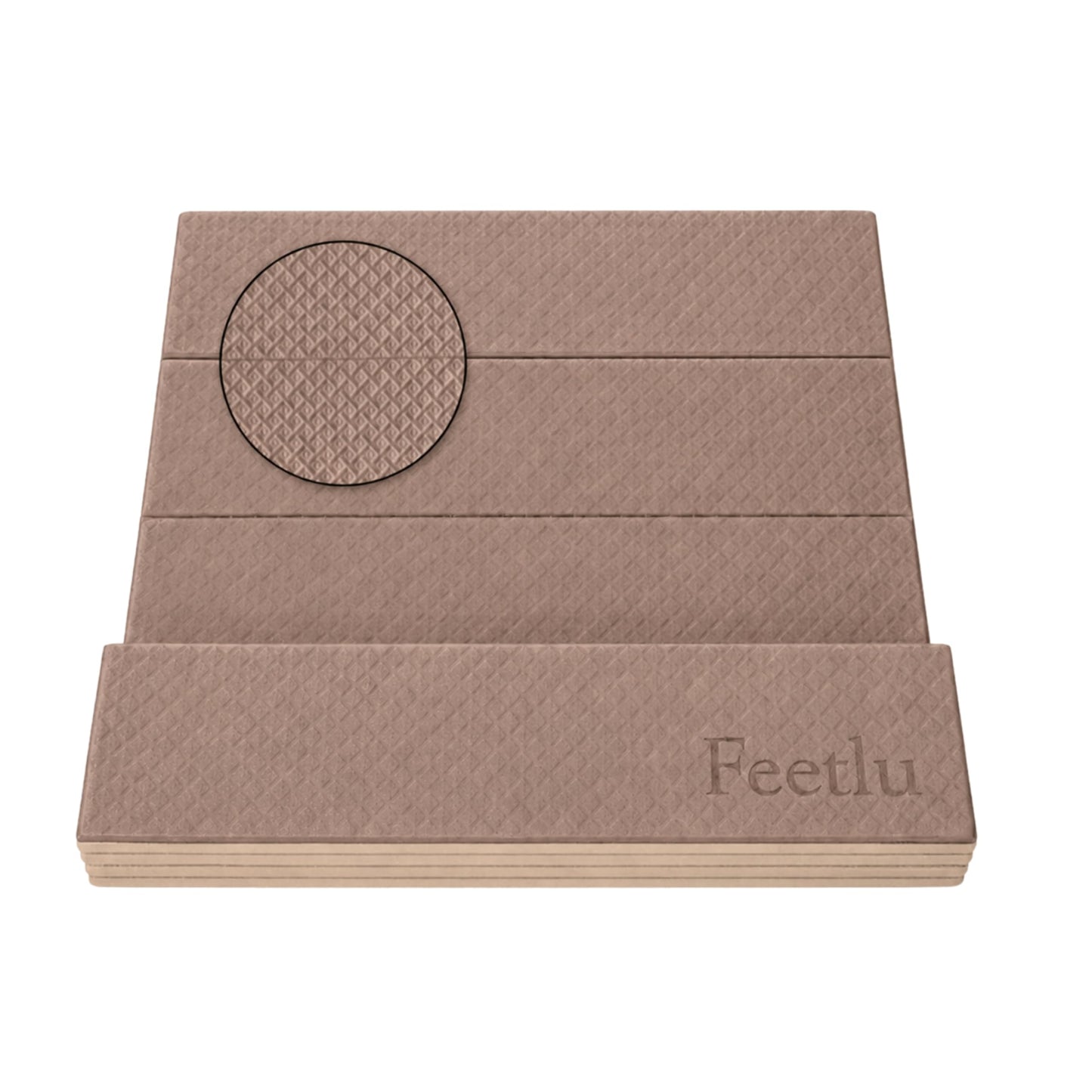 Foldable Yoga Mat – 1/4 Inch Thick, Lightweight, Easy to Store, Non-Slip Travel Yoga Mat for Fitness, Yoga, Pilates, Home Workouts, and Floor Exercises