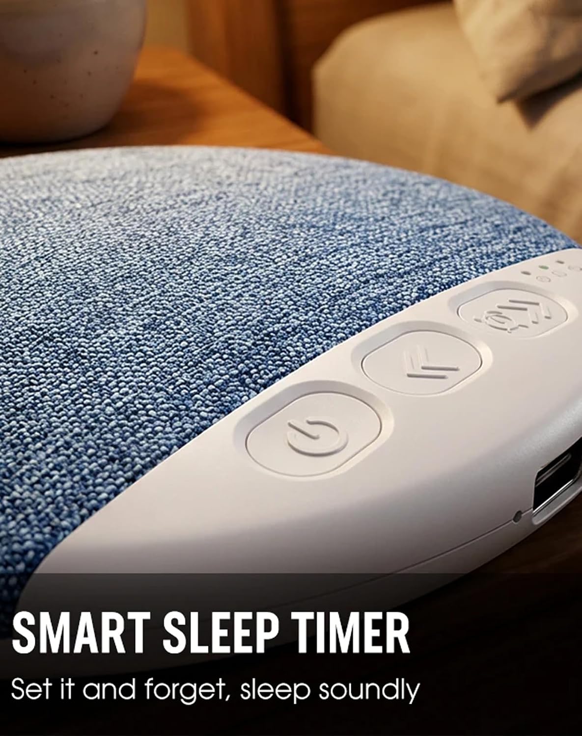 Generic 30/60/90min (1pc) Bluetooth Pillow Speaker for Sleeping - Ultra-Thin Bone Conduction Under Pillow Speaker