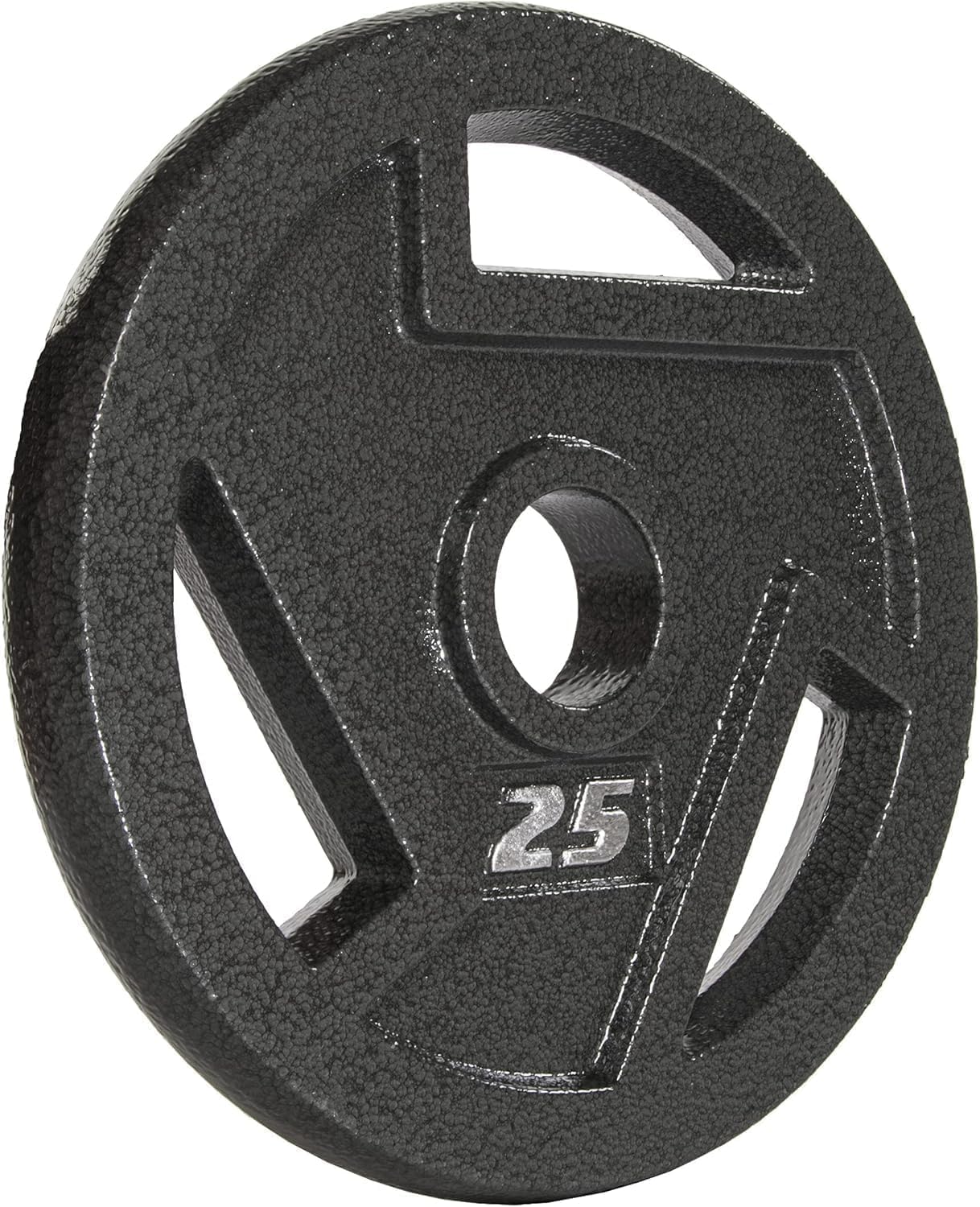 Elevon Olympic 2-Inch Cast Iron Weight Plate for Strength Training and Weightlifting, Olympic Grip Plate for Barbell