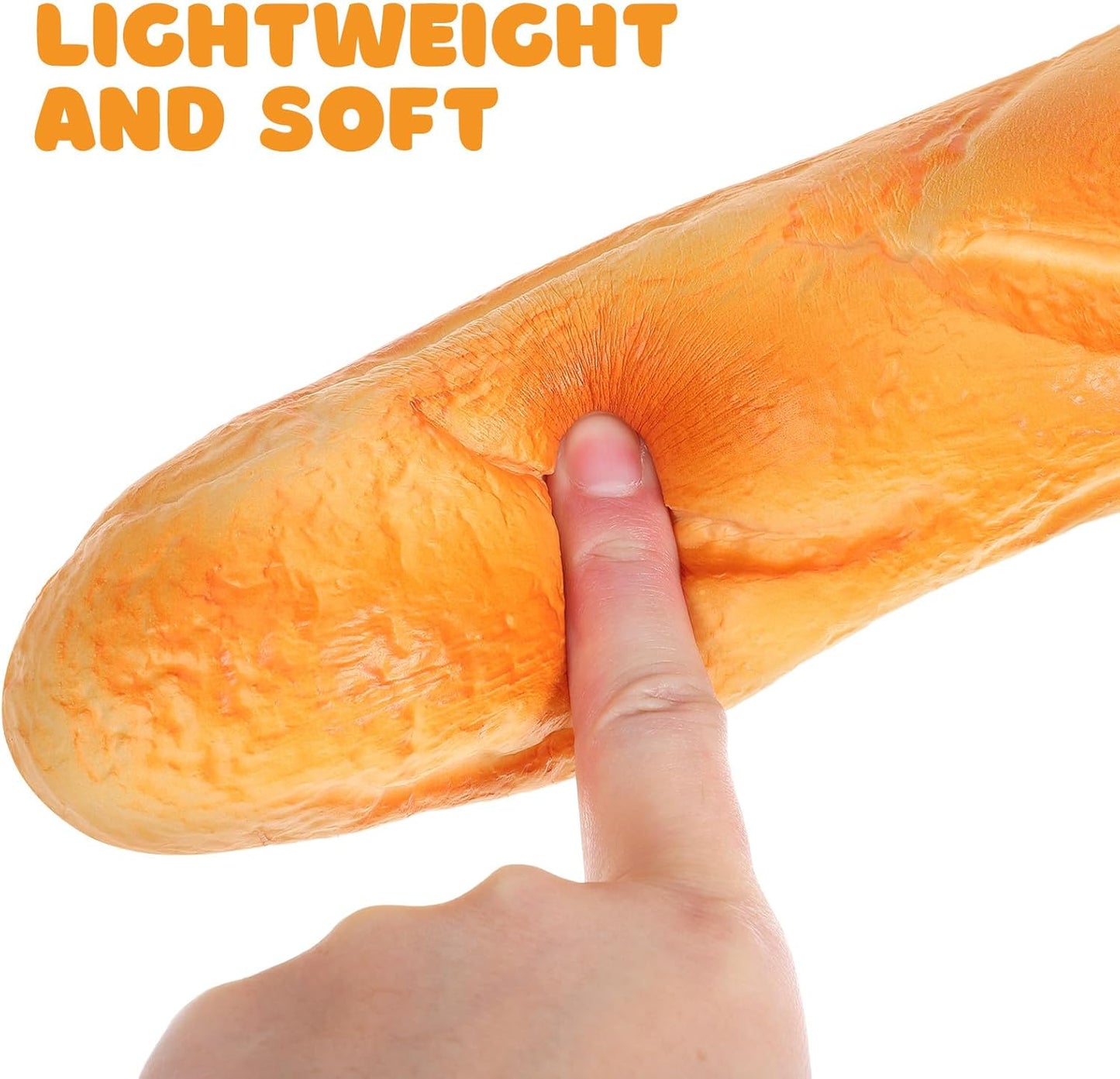 13.77 Inch TOYANDONA Artificial Bread Pu Simulation Bread Model Fake Baguette Loaf Photo Prop for Kitchen Bakery