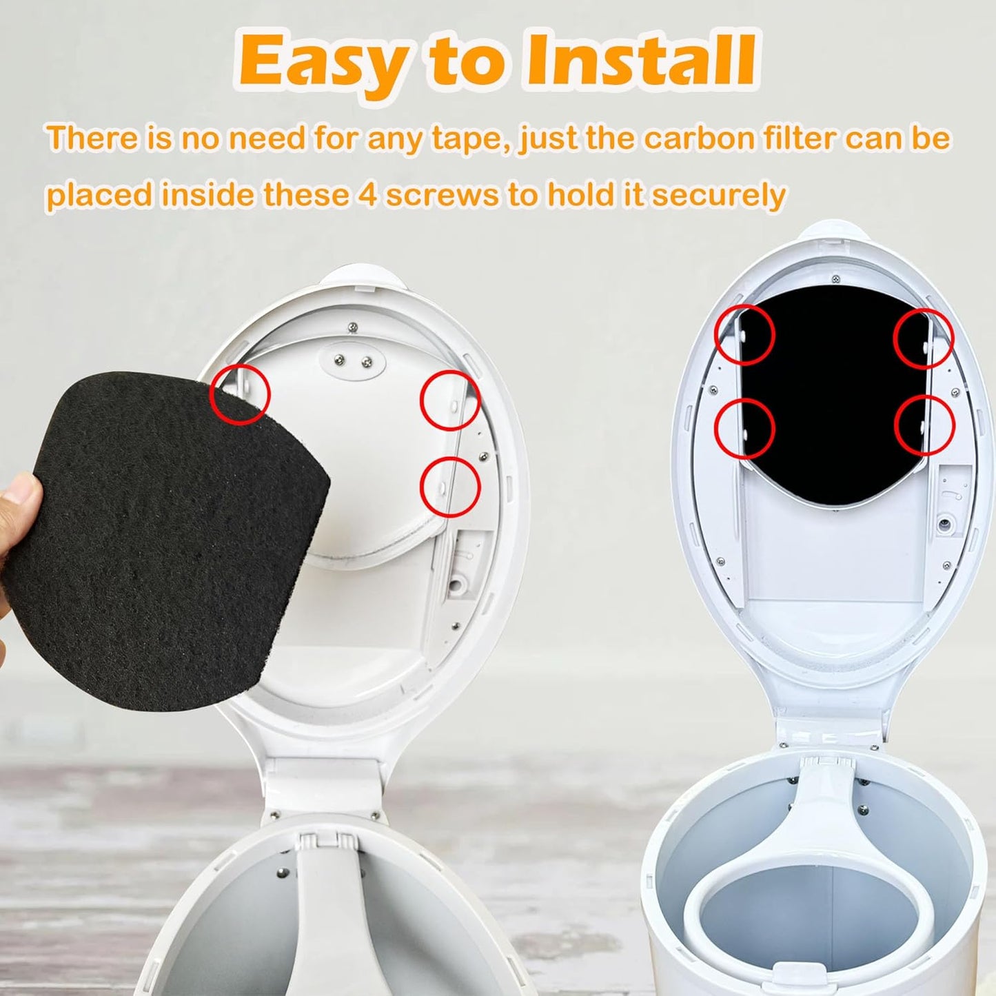 Ubbi Odor Removing Refills - 8 Pack Carbon Filter for Diaper Pail | Fresh Home Solution