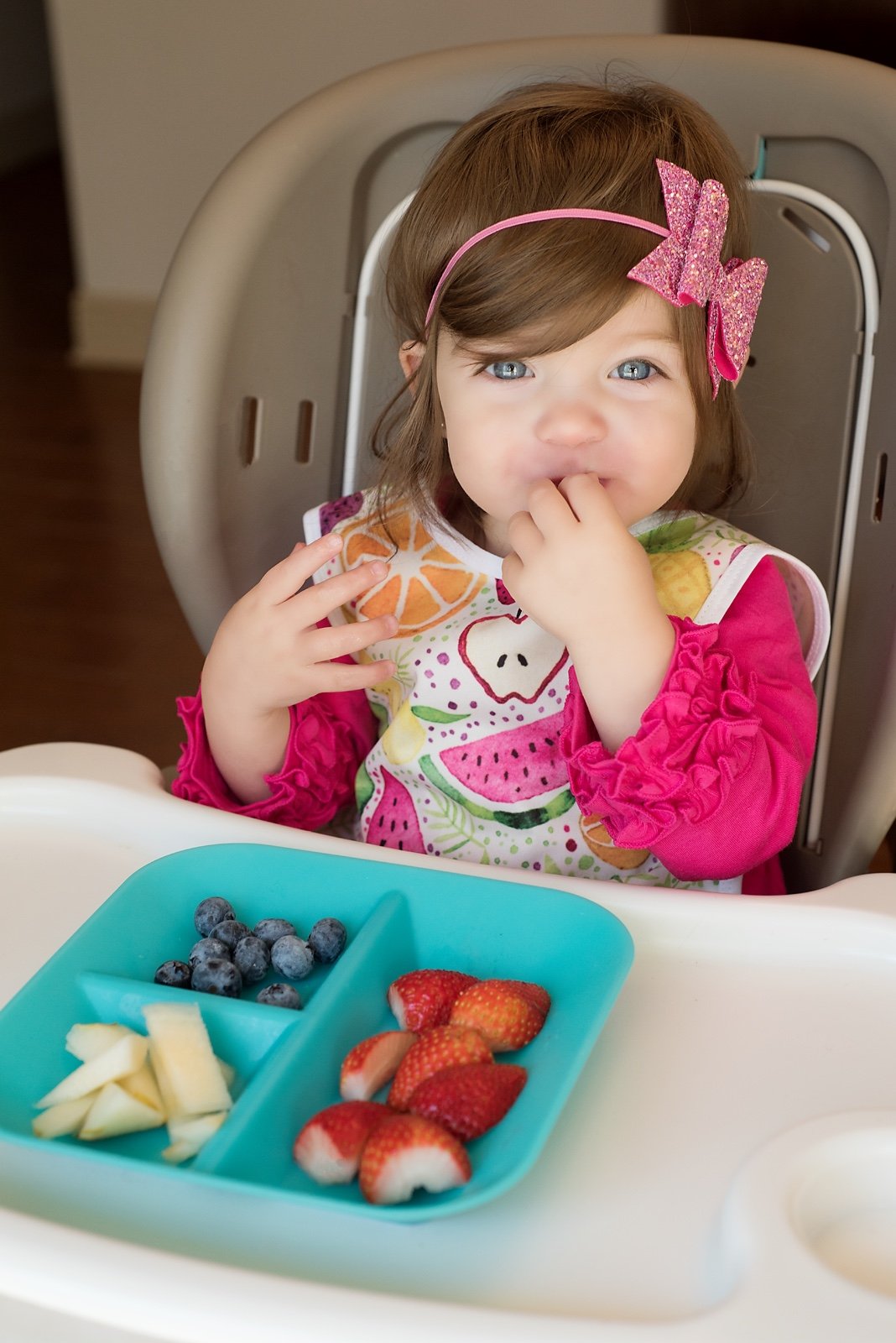 Kiddiebites | 100% Silicone Plates for Babies & Kids | MADE IN THE USA | BPA, BPS, Lead, Cadmium, PVC, & Phthalate Free | Children's Divided Placemat Set | Teal, 2 Pack