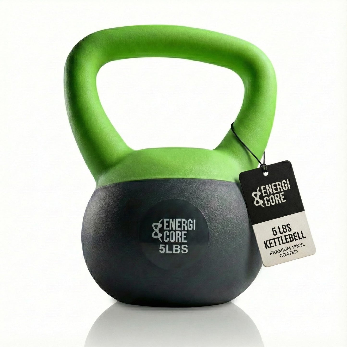 ENERGI CORE 5 LB Soft Kettlebell – Sand Filled Rubber Weight for Beginners, Seniors & Recovery – Light Kettlebell for Women, Home Gym & Physical Therapy