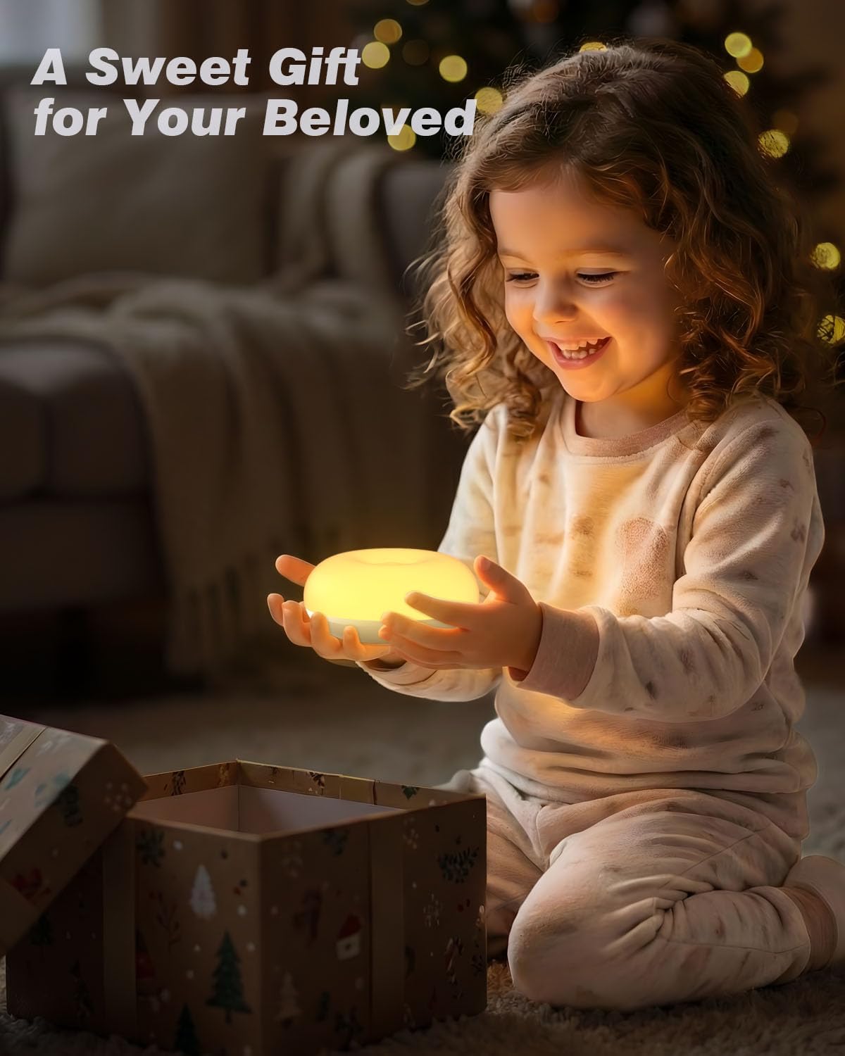 Skiennix Baby Night Light - Soft BPA-Free Egg Design with Dimming & Rechargeable Features | 3 Colors