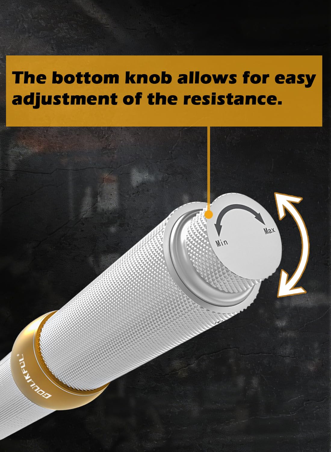 GOULIKFUL Grip Strength Trainer, Aluminum Alloy Forearm Strengthener Wrist Trainer with Adjustable Resistance Knob, Forearm Exerciser for Home Gym Sports Man Women Wrist Arm Builder