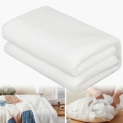 HunnmingRe Quilt Batting - Thick Fluffy Cotton Roll for Sewing & Craft Projects | 58 Inch x 3 Ft