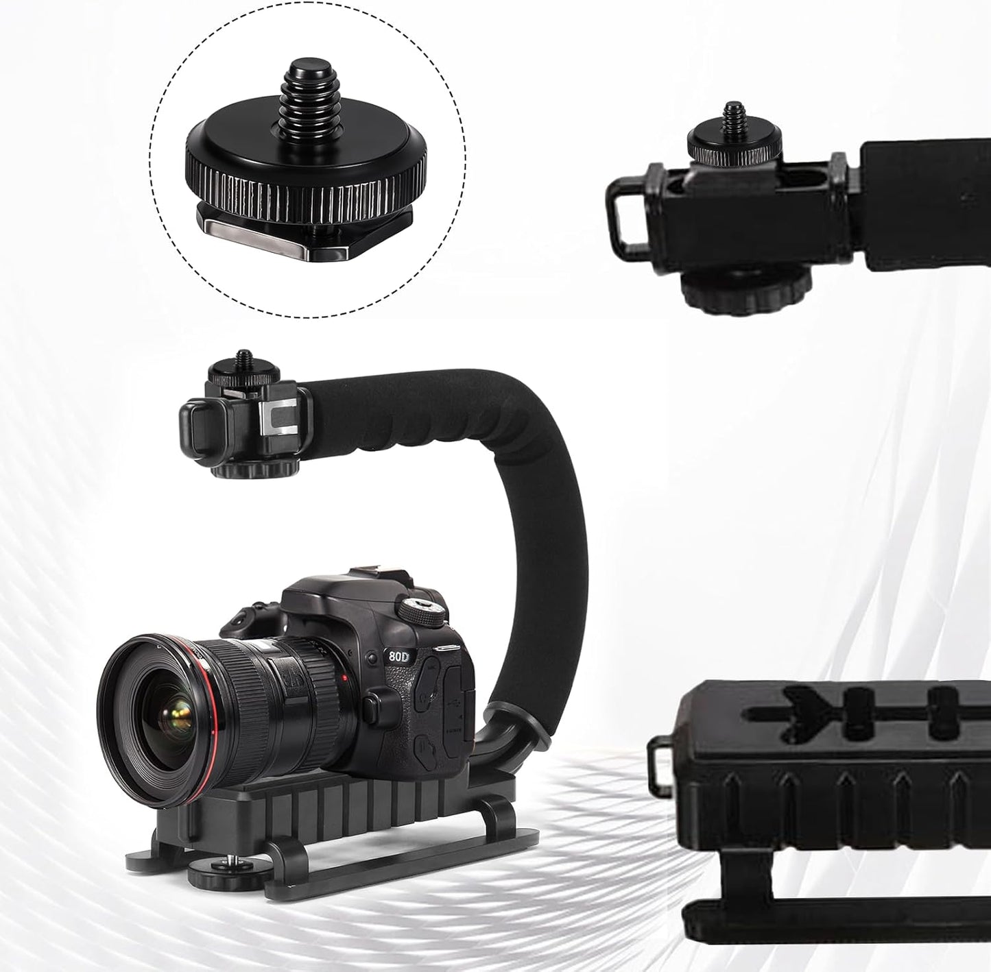 FdcLixuvol 4 1/4 Inch Pcs Camera Adapter Screws, Compatible with Versatile Flash Hot Shoe Mounts for DSLR Camera Rigs