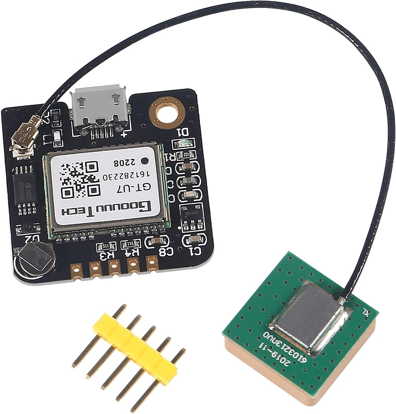 Alinan 3pcs GT-U7 NEO-6M 51 STM32 GPS Module Navigation Satellite Positioning GPS Receiver Compatible with MCU Low
