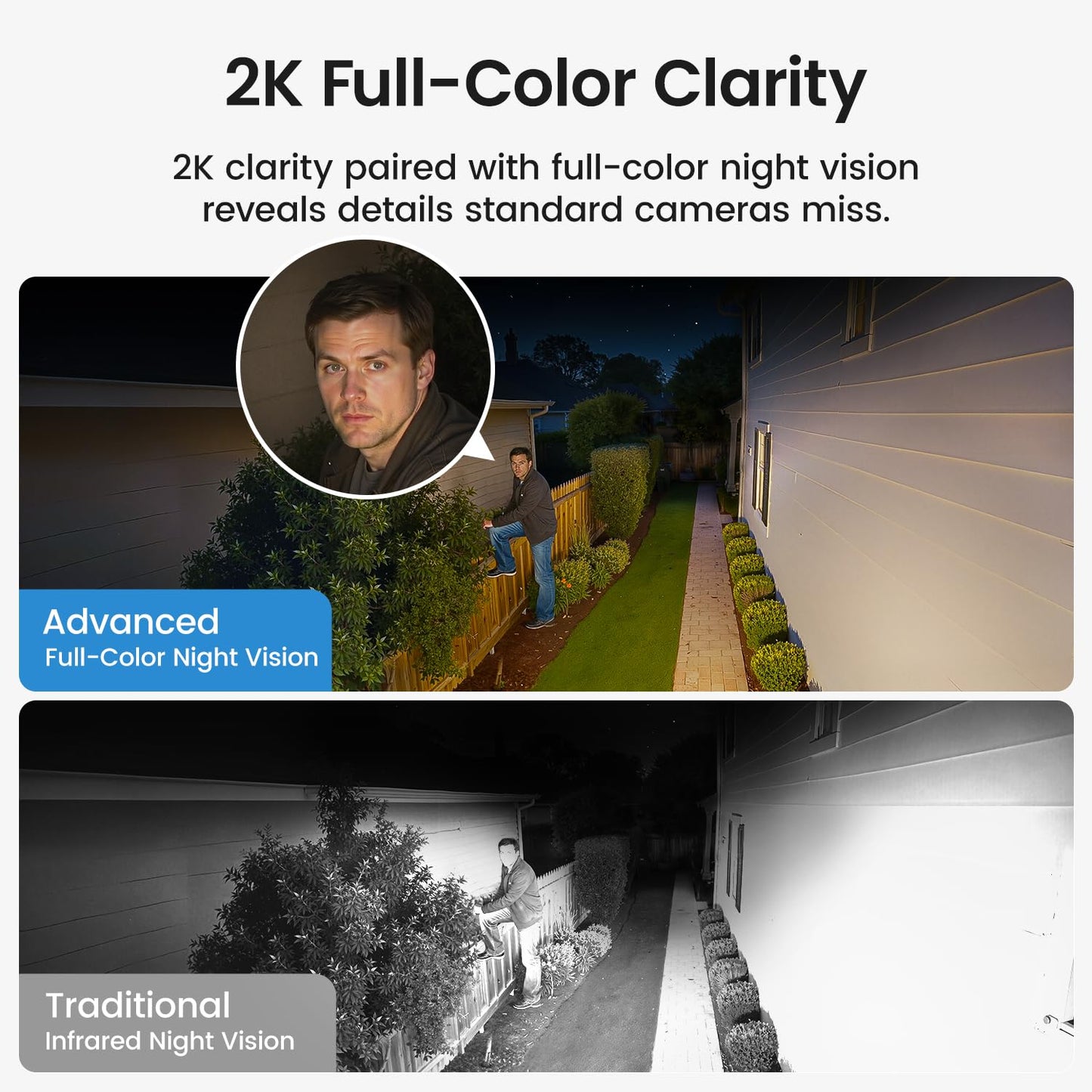 aosu Security Cameras Outdoor Wireless, 4 Cam-Kit, No Subscription Required, Solar-Powered, Home Security Cameras System with 360° Pan & Tilt, Auto Tracking, 2K Color Night Vision, Easy Setup