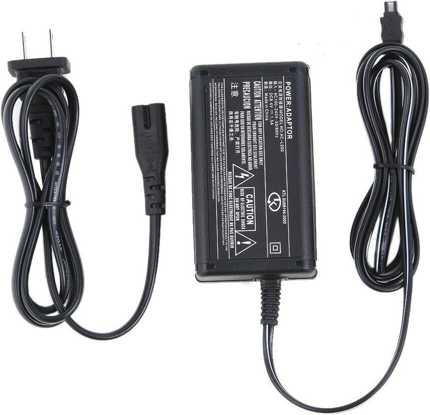 Generic CCD-TRV338 Hi8 AC DC Adapter Battery Charger Cord Cable for Sony Handycam (fit This Model ONLY) Camcorder Video