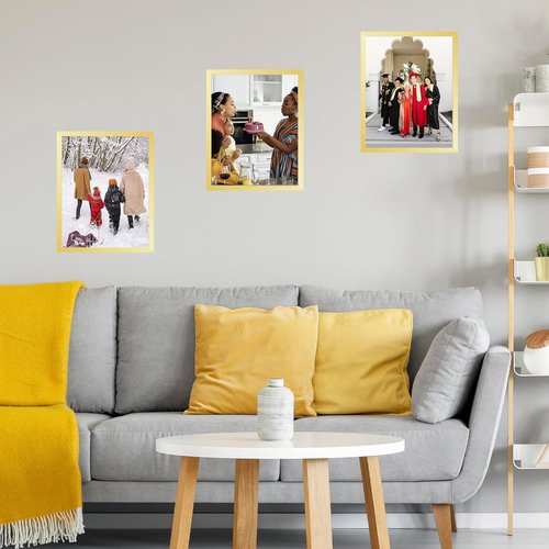JCJMY 15x20 Picture Frame - Elegant Gold Design for Horizontal & Vertical Wall Display | 15 x 20 Inch