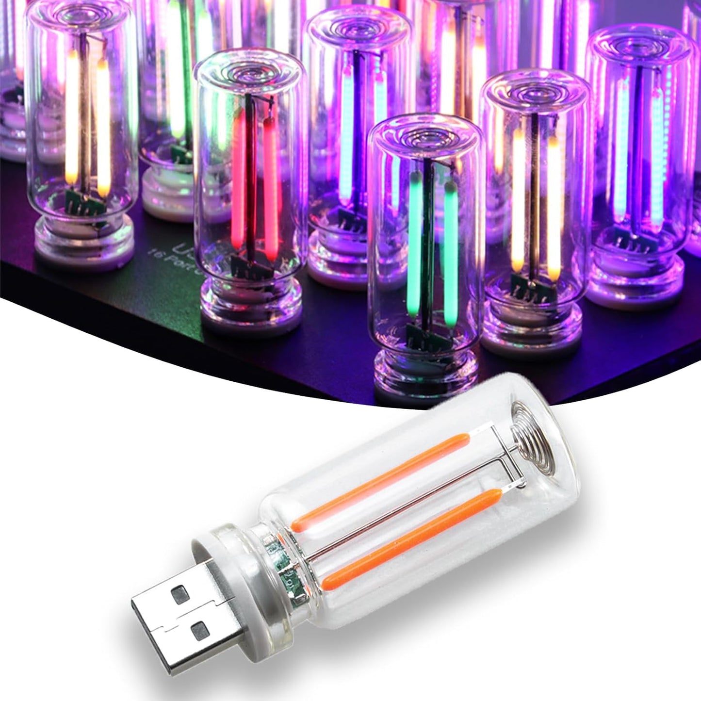 Dozyix Bulb 901) Touch Control Retro USB Night Light, Touch Adjustment Lights,Plug in USB Auto Night Light, Mini LED