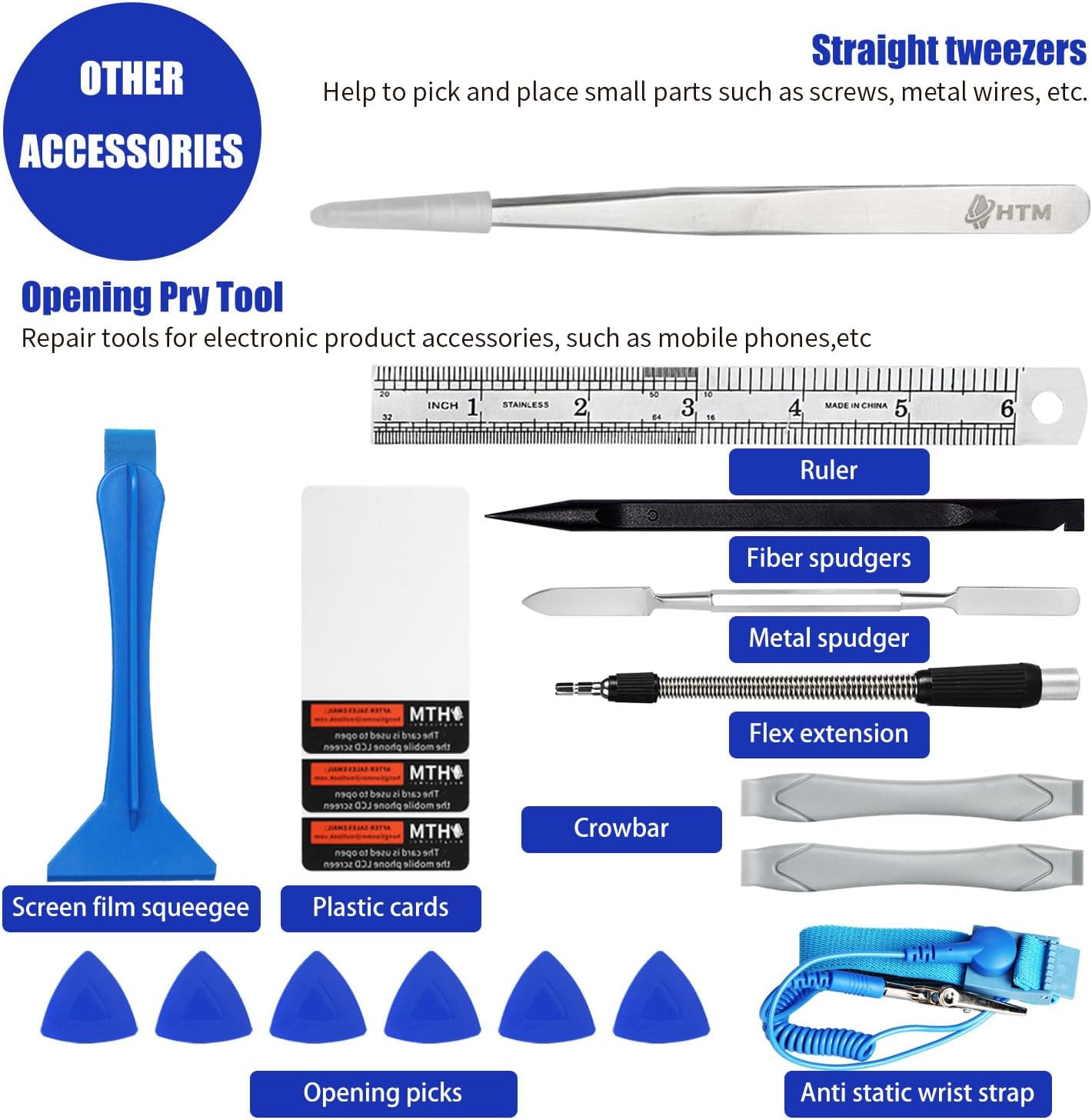 142 1 Set (H1128) HengTianMei in Precision Screwdriver Professional Magnetic Repair Tool Kit for Computer, Laptop