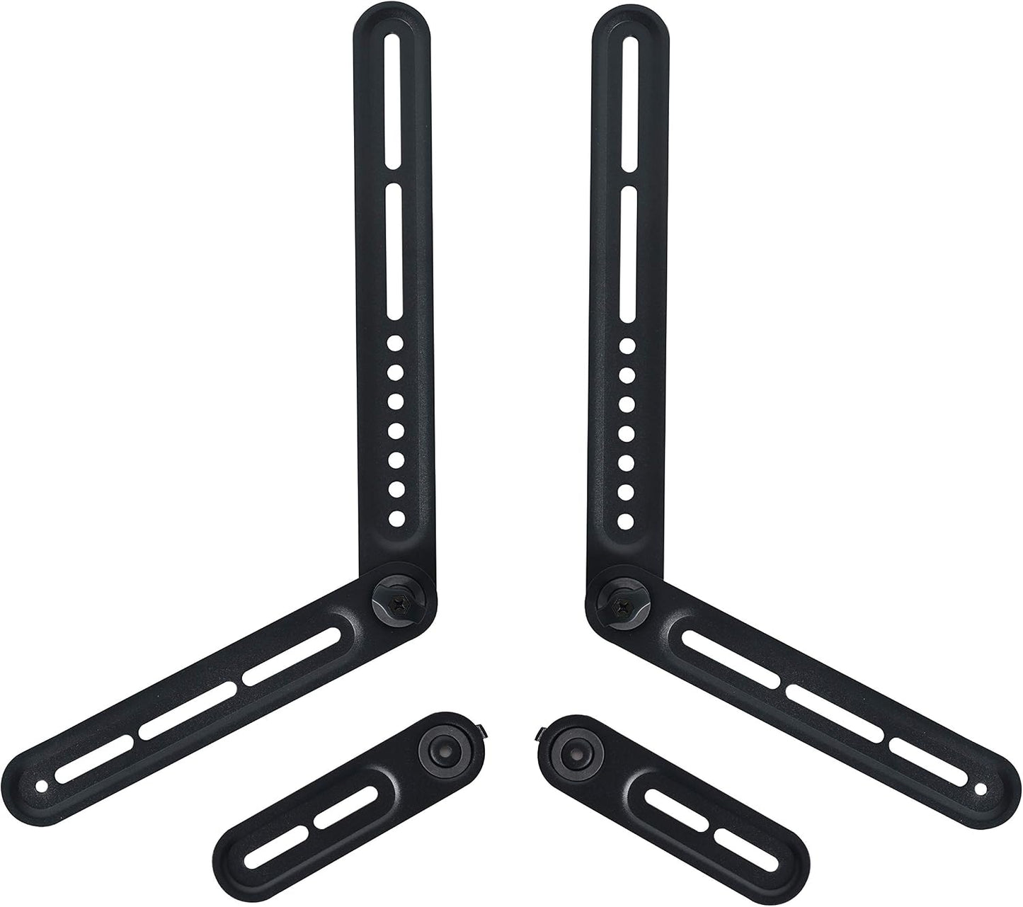 DYNAVISTA 22lbs(10kg) Soundbar Mount Sound Bar TV Bracket for Mounting Above or Under TV, Fits with Adjustable Long