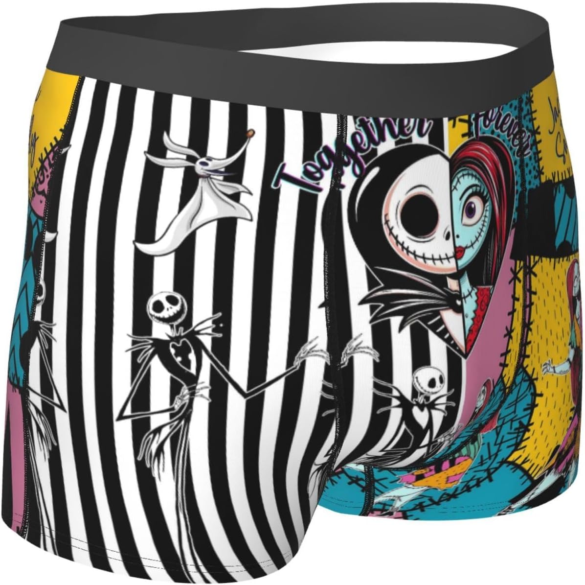 Skiennix Nightmare Christmas Men's Underwear - Breathable Stretch Briefs | Novelty Print Design