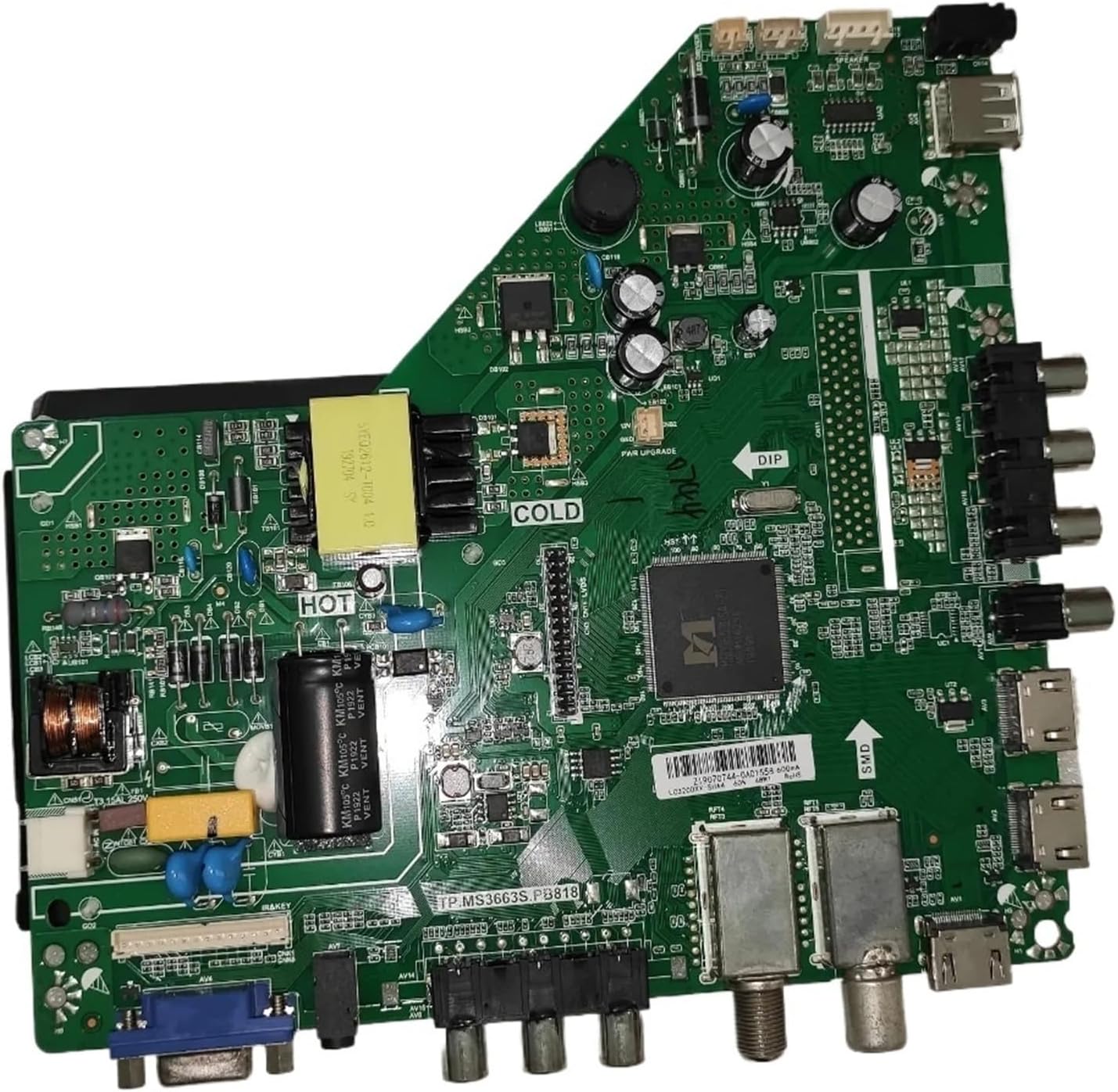 TP.MS3663S.PB818 34-44v 550ma 1366x768(NO LCD LED TV Three-in-one TV Motherboard Backlight Voltage T NO SD NO CI)