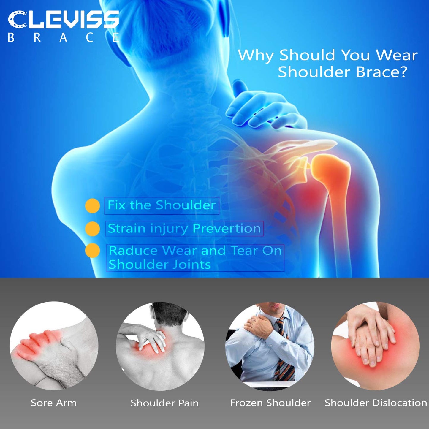 Shoulder Brace for Men and Women Rotator Cuff - for Bursitis, Dislocated AC Joint, Labrum Tear, Tendonitis,Neoprene Compression Support Sleeve for Men and Women (Pink S-M)