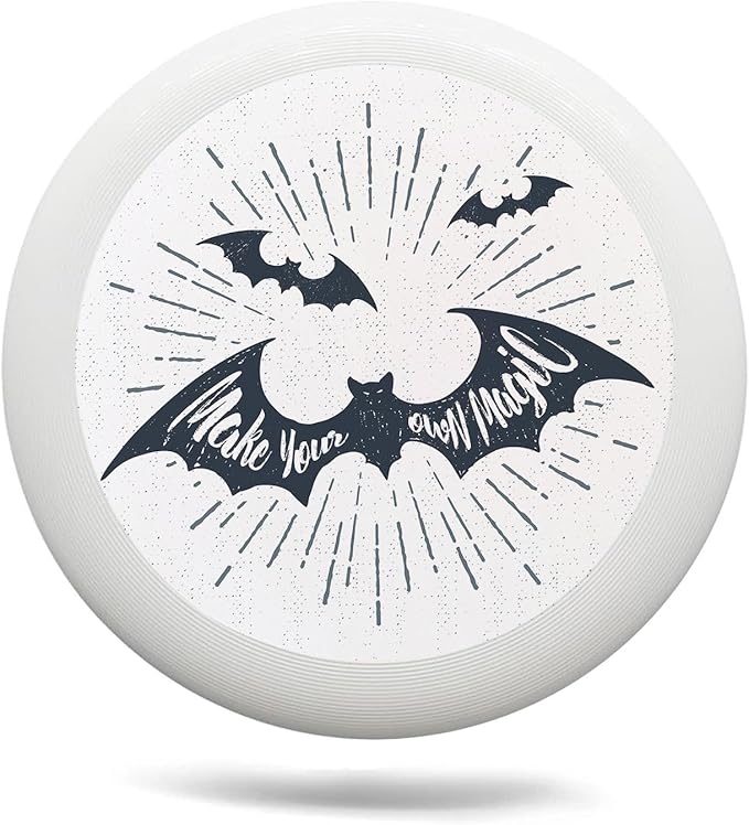 Rainbow Flower Outdoor Flying Disc Abstract Colorful Floral Ultimate Disc 175g for Boys Girls Men Women Birthday Christmas