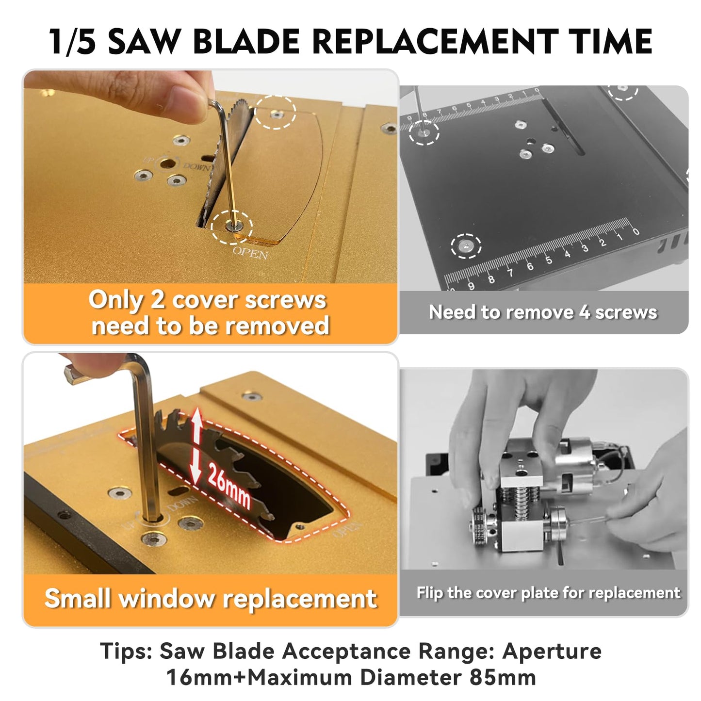 Mini Table Saw for Crafts[Dual 795 Motors & Switches] Max 200W/12,000RPM/26mm Adjustable Height Table Saw with Accessories.Gift for Men and Women's Creating Handmade Gifts,Exploring Hobbies