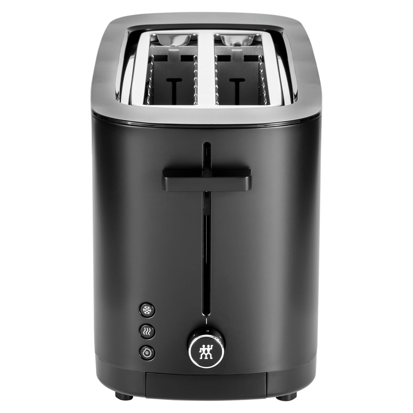 ZWILLING Enfinigy, 4-Slice Long Slot Toaster, Extra Wide 1.5" Slots for Bagels and Toast, Black