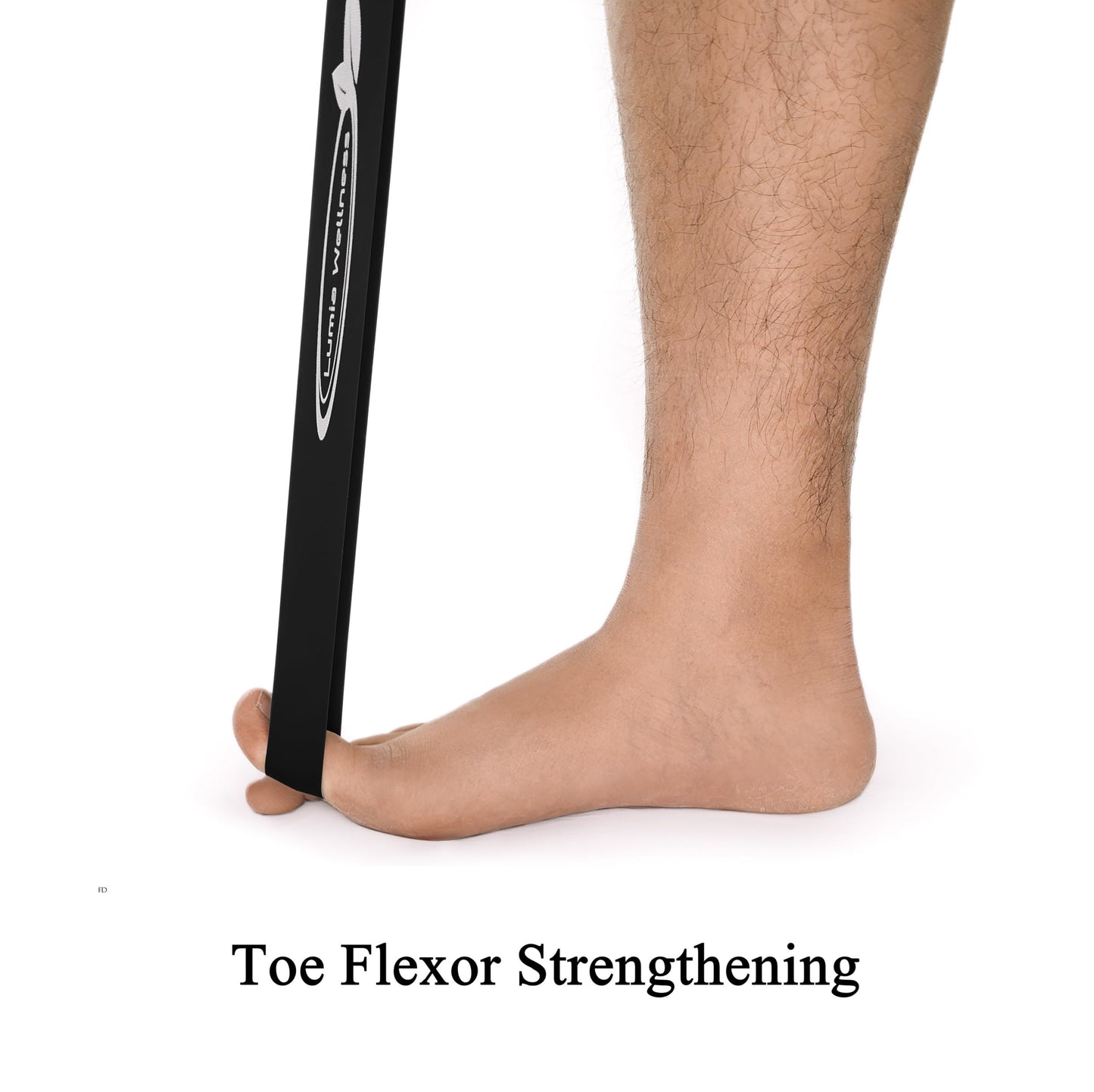 Toe Bands, Mini Latex Bands for Exercise & Stretch, Bunion Correction, Toe, Foot, & Ankle Strengthening, Toe Spacers for Hallus Valgus (4 Bands)