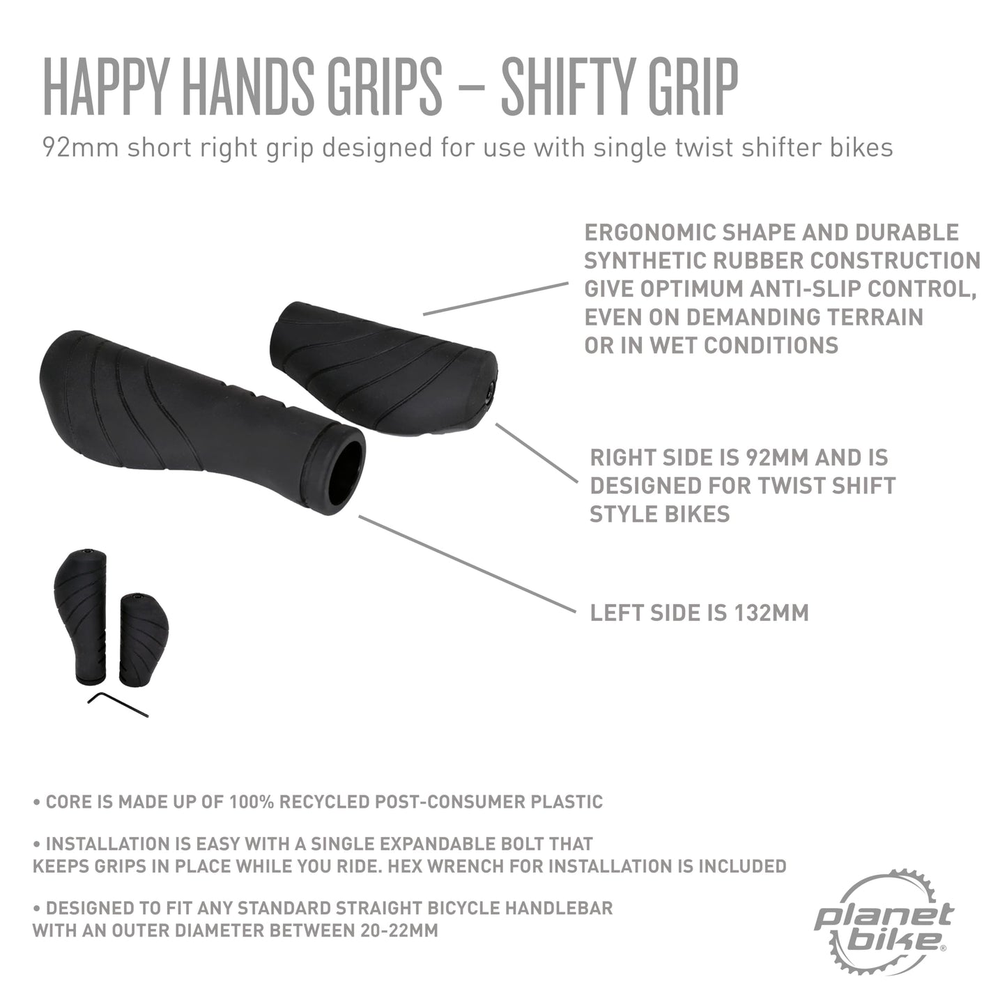 Planet Bike Handlebar Shifty Grip