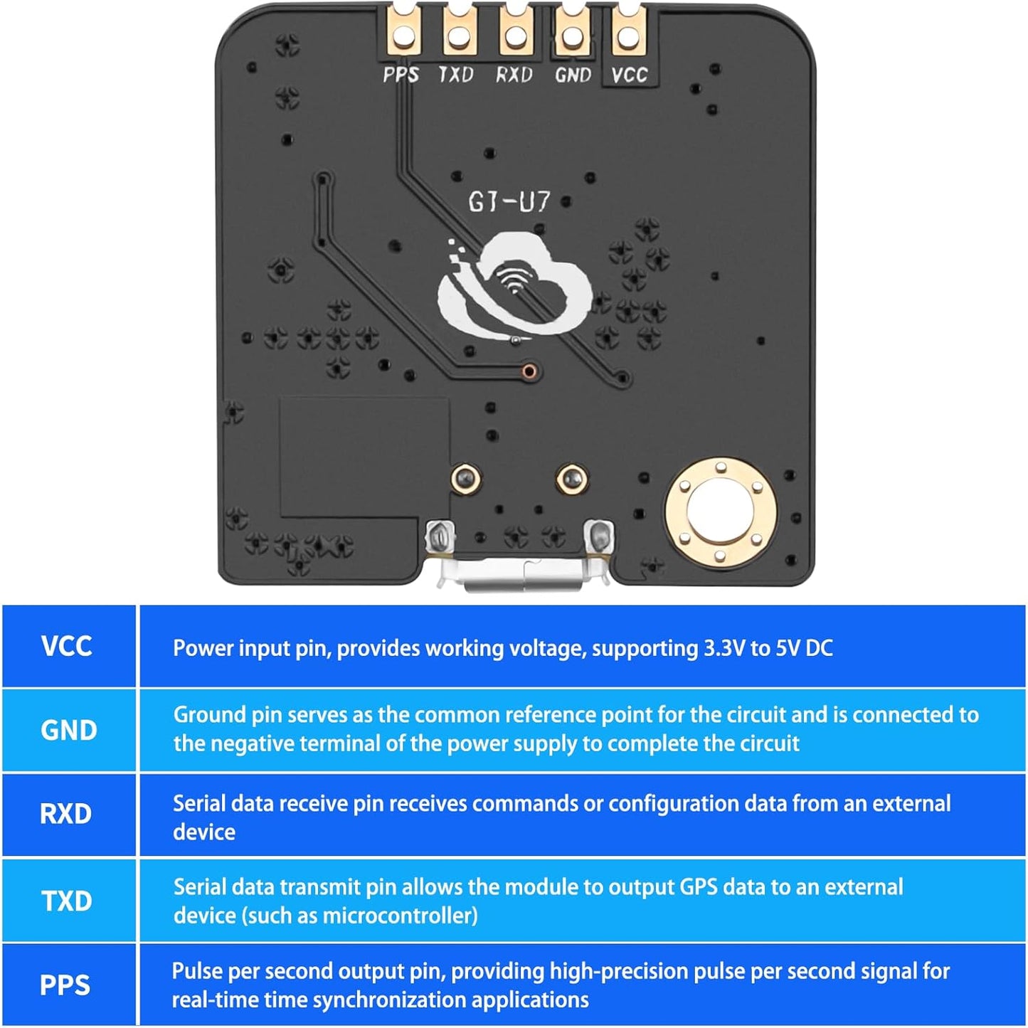 MakerFocus GT-U7 NEO-6M 51 STM32 R3 GPS Module Satellite Navigation Positioning GPS Receiver Drone Microcontroller