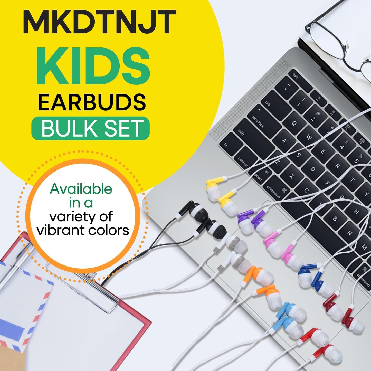 10 Pack Adult(HTC101 Kids Earbuds Bulk for School Classroom Children Student Boys Girls Toddler Teen and Mixed Colors)