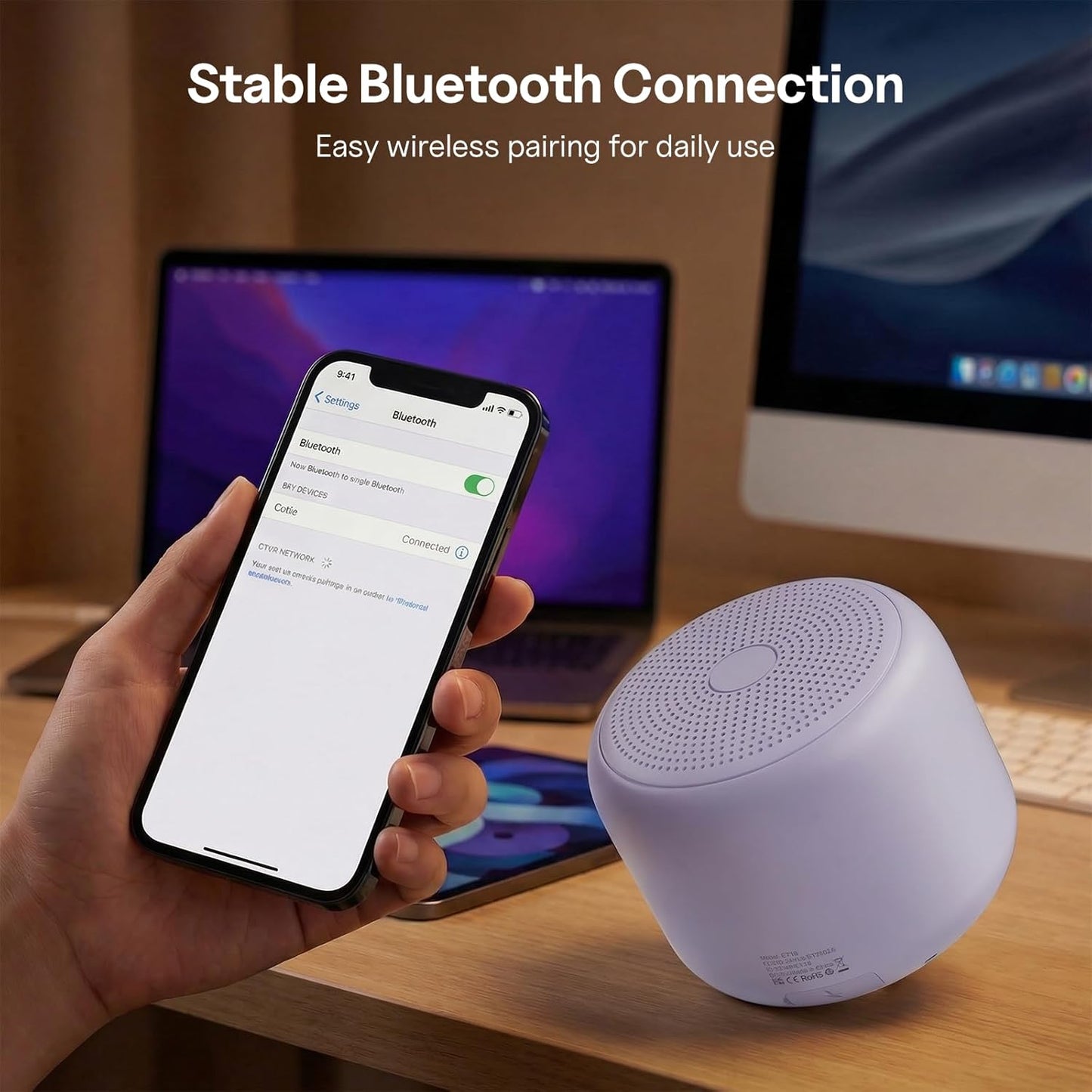 Bobtot IPX5 20 Portable Bluetooth Speakers with Strap Easy to Carry, Wireless Waterproof Mini Speaker with Loud Stereo