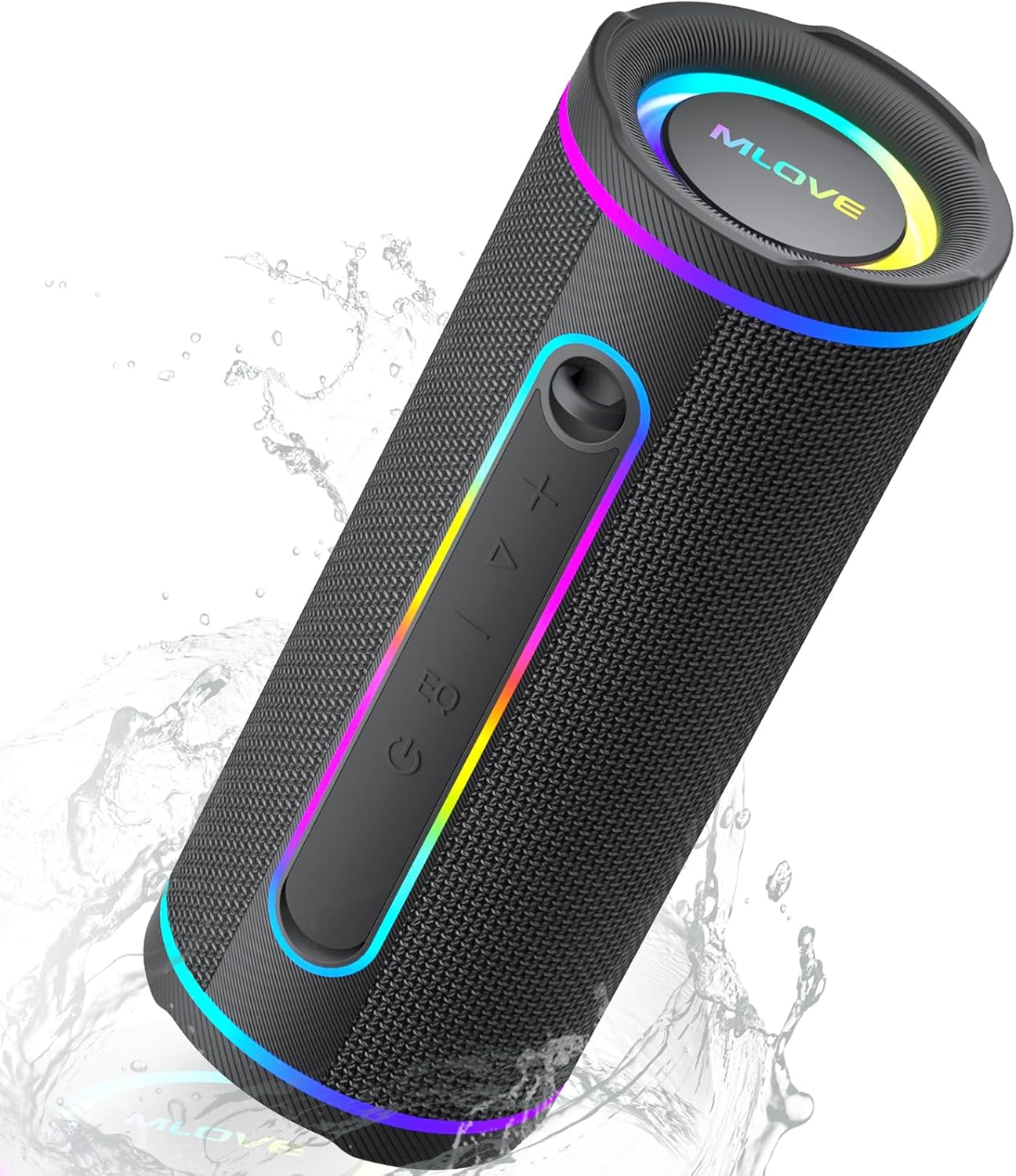 MLOVE E80 IPX7 BT5.4 30W, Speakers Bluetooth Wireless, Portable Bluetooth Speaker with Aux Input, Micro SD Card Slot
