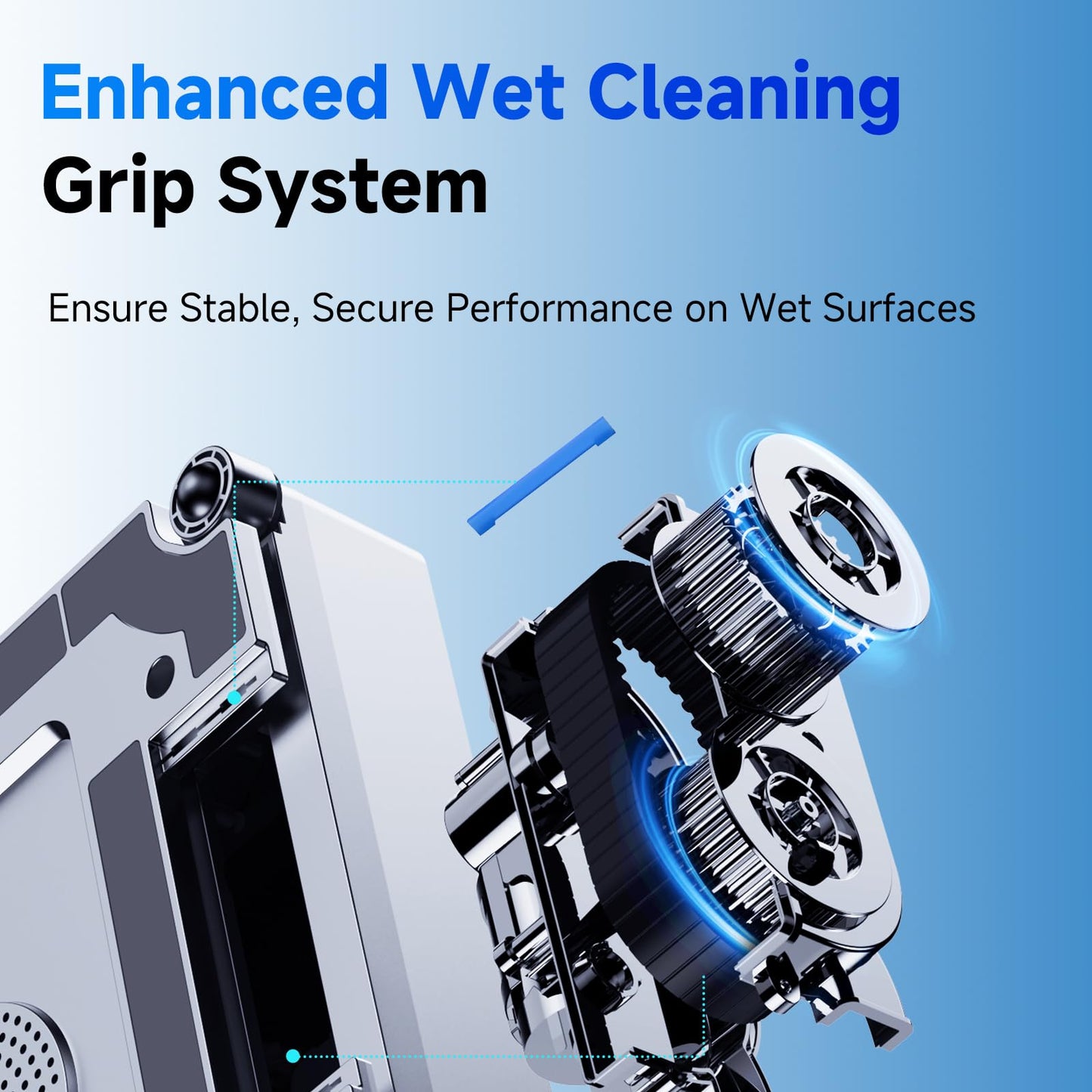 OUKESEN Window Cleaning Robot,9000Pa Sauction & 75N Cleaning Force with 4 Water Spray Support 5 Cleaning Modes & Remote Control,Window Cleaner Robot for Wet Cleaning Frame & Frameless Windows & Tiles